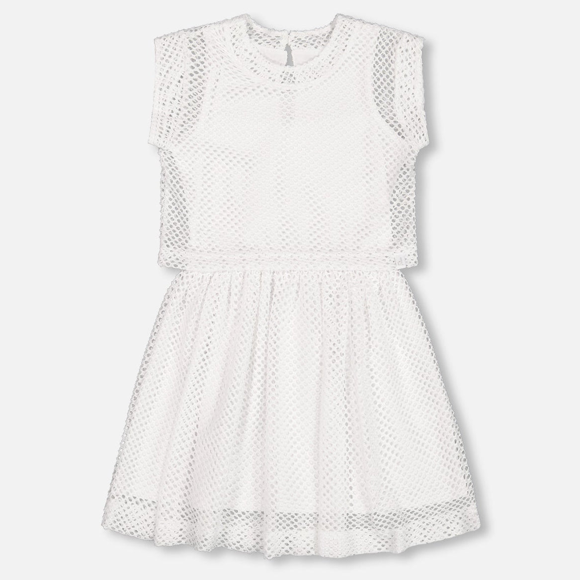 Bi-Material Mesh Dress
