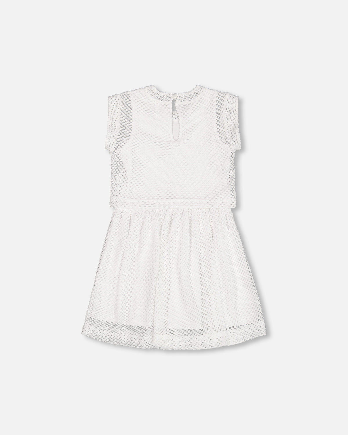 Bi-Material Mesh Dress