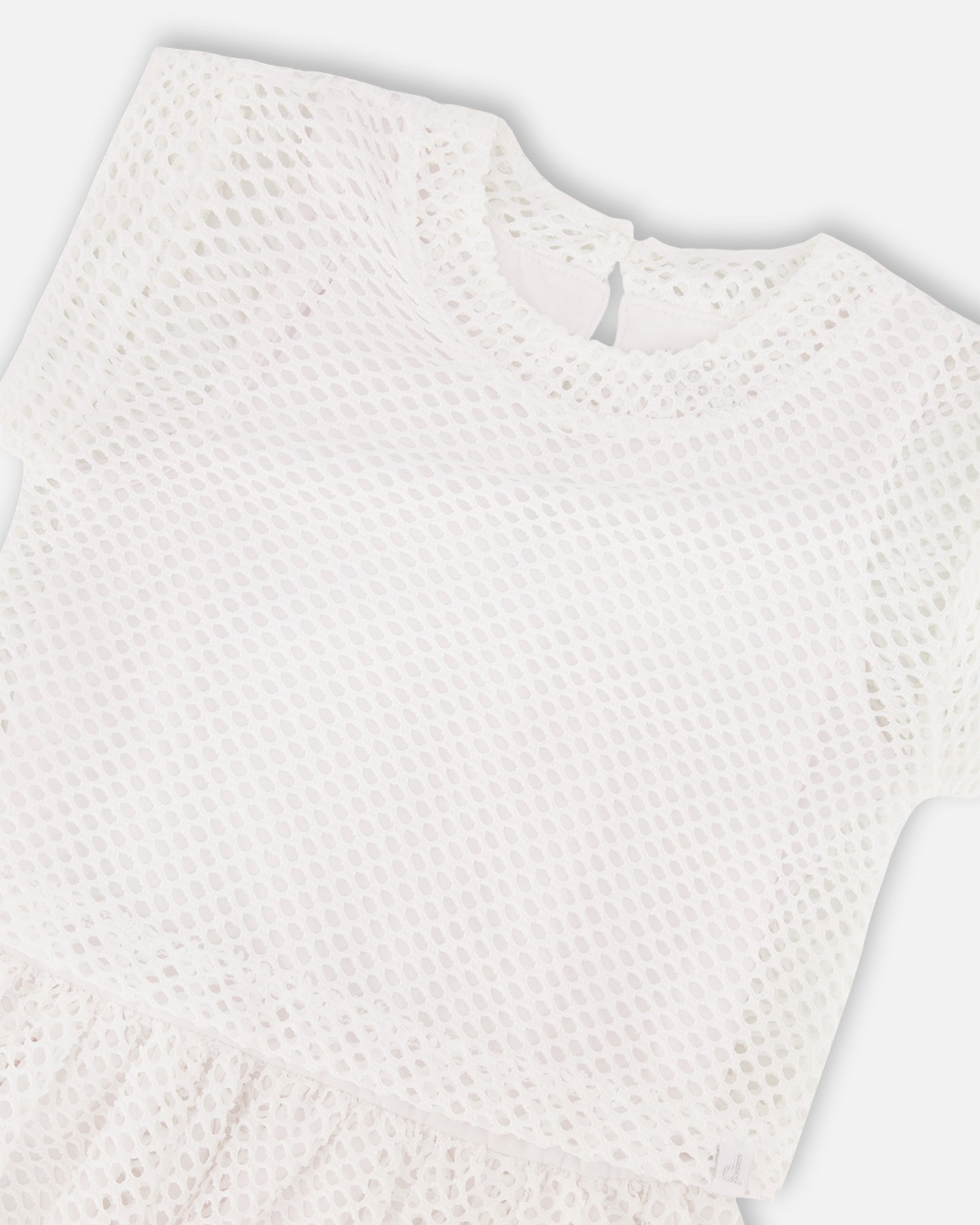 Bi-Material Mesh Dress