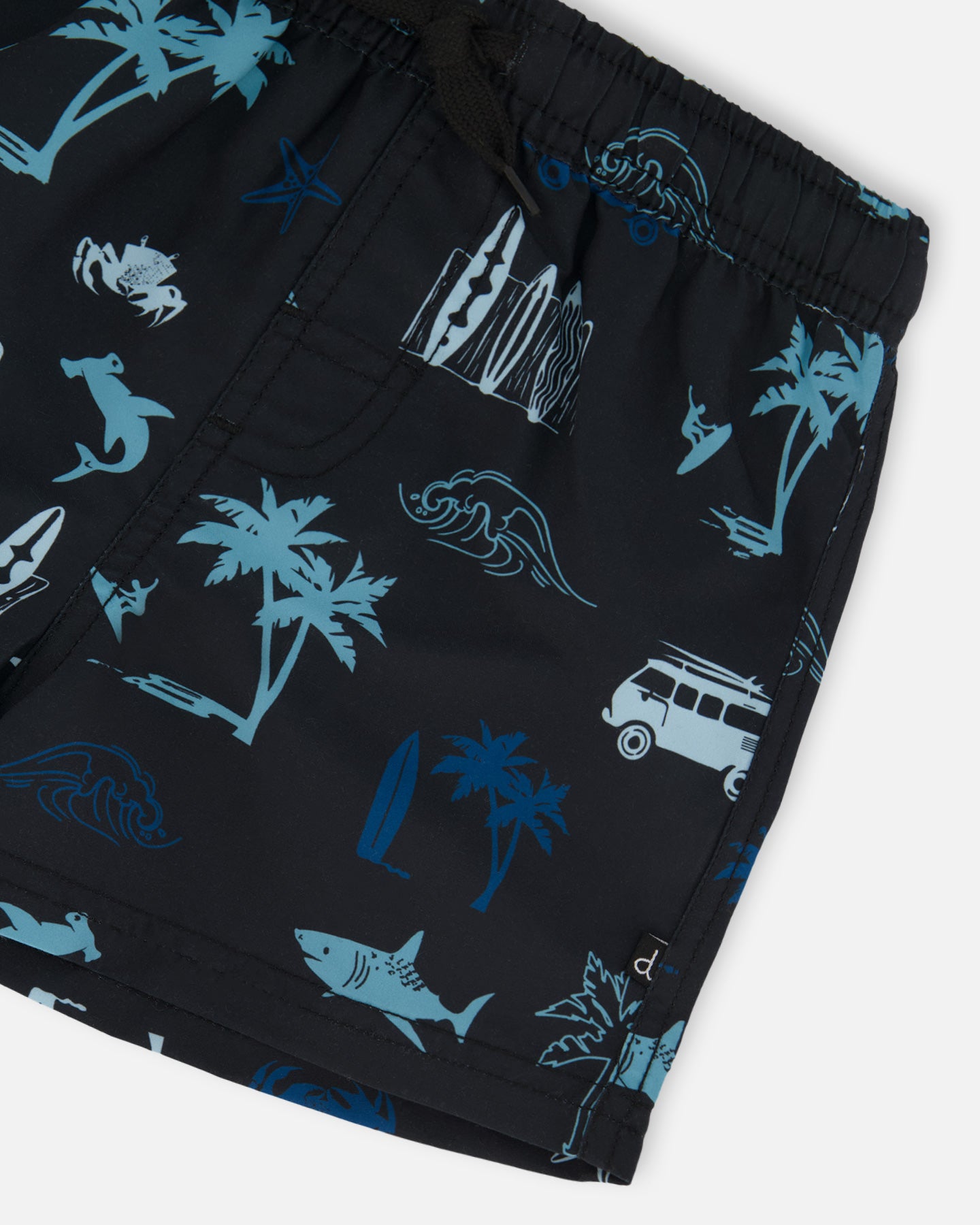 Printed Beach Swim Trunks