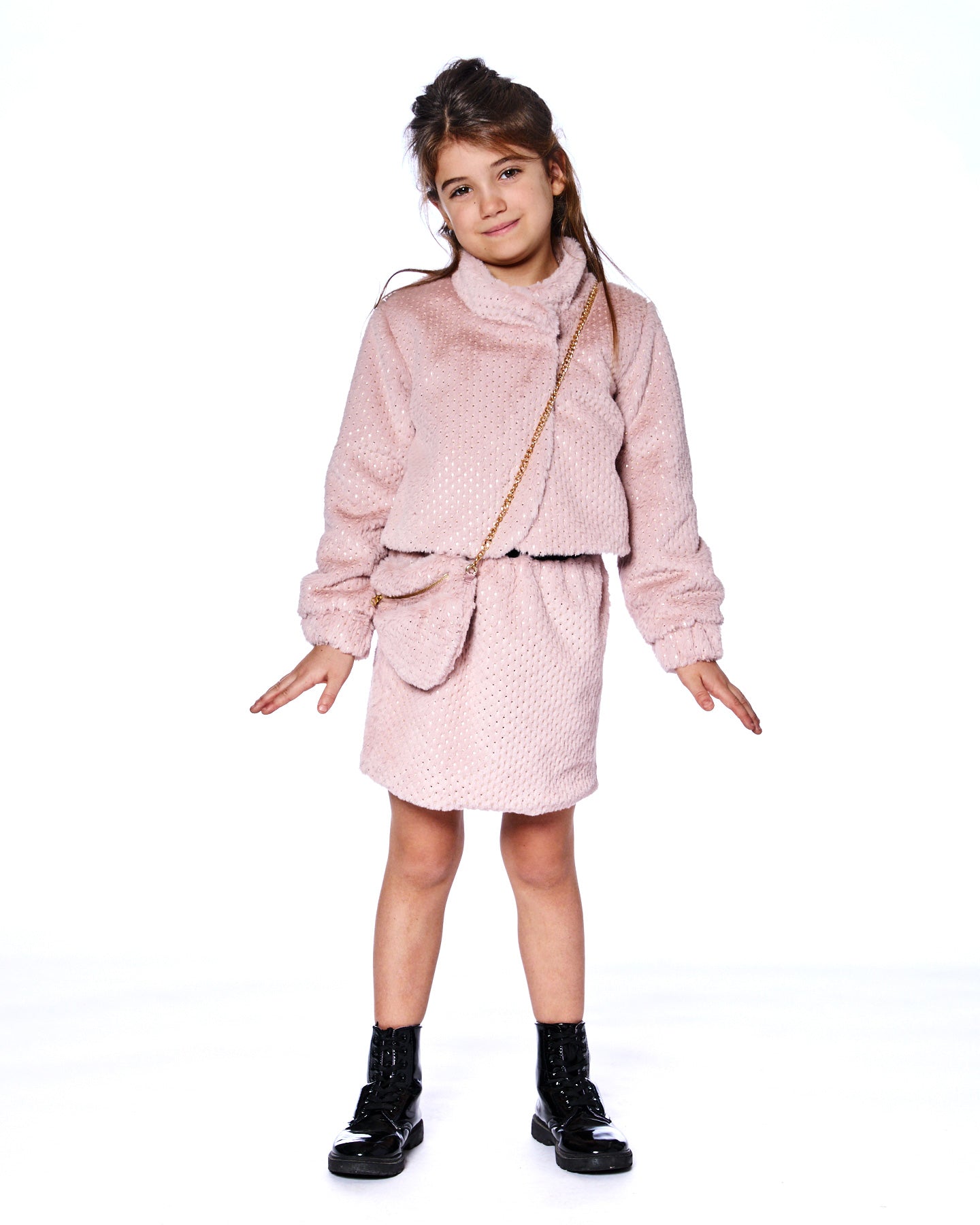 Pink Faux Fur Jacket