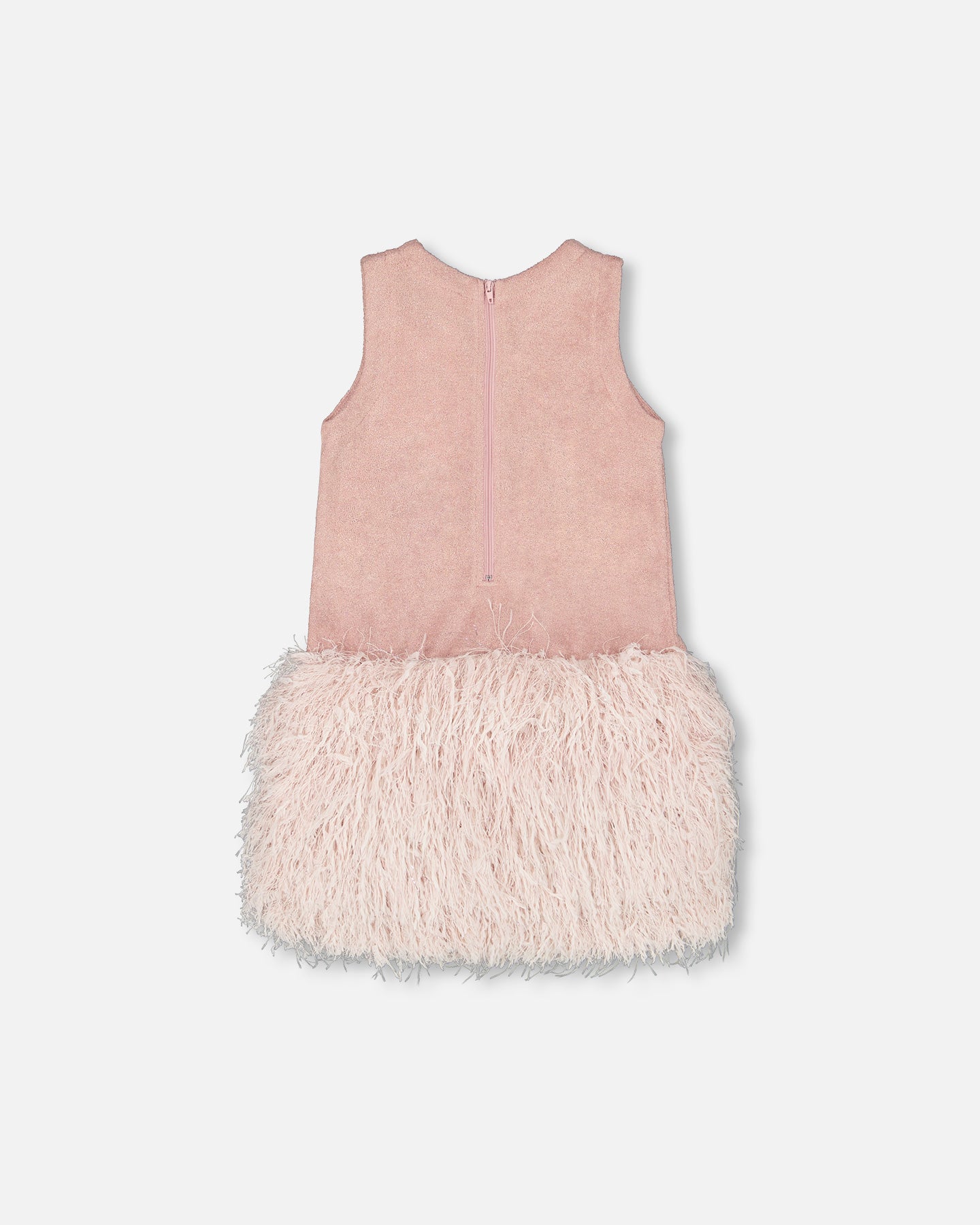 Sleeveless Bi-Material Dress