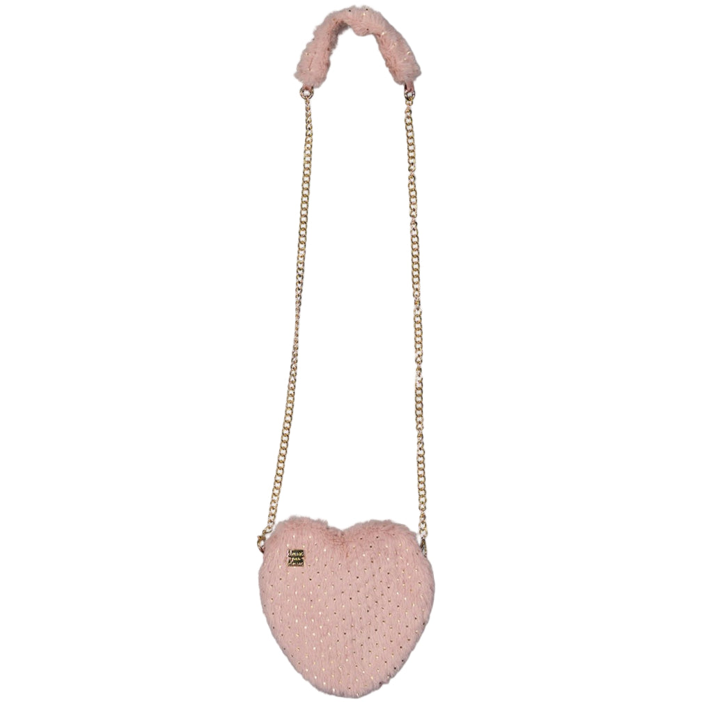 Pink Faux Fur Shoulder Bag