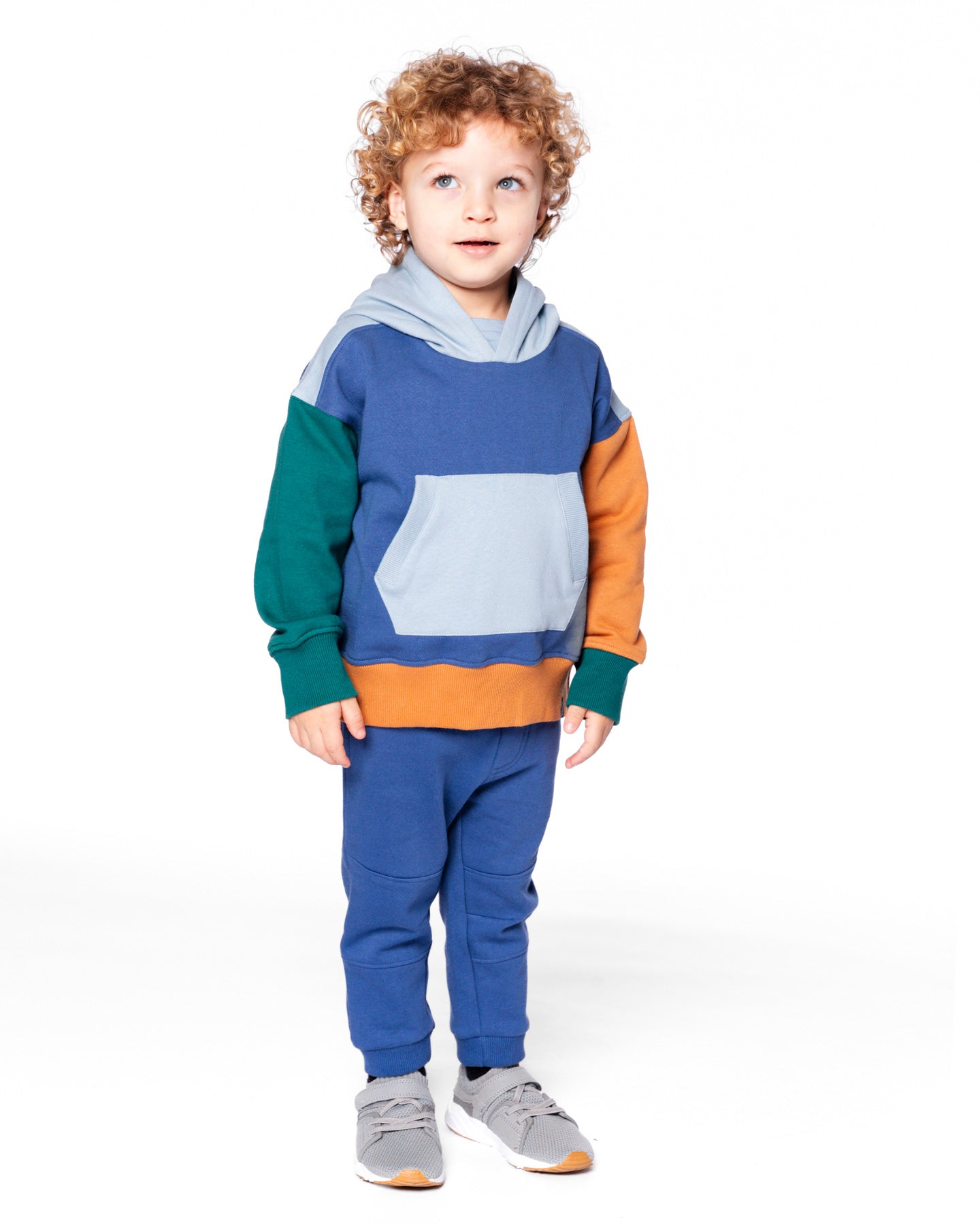 Color Blocked Hoodie