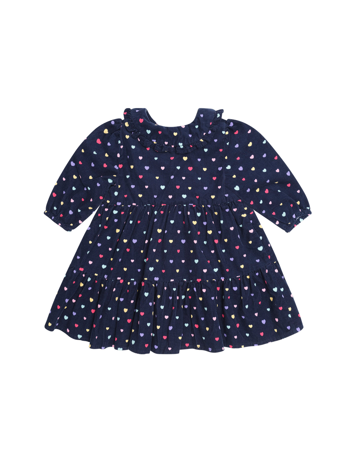 Ink Heart Cord Collar Dress