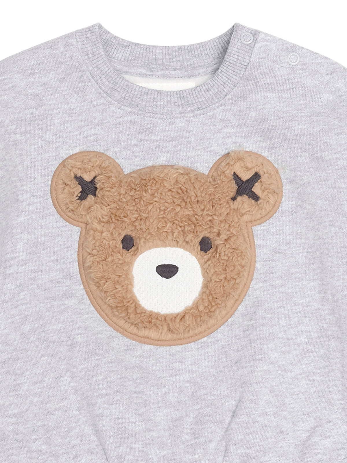 Grey Marle Furry Huxbear Sweatshirt