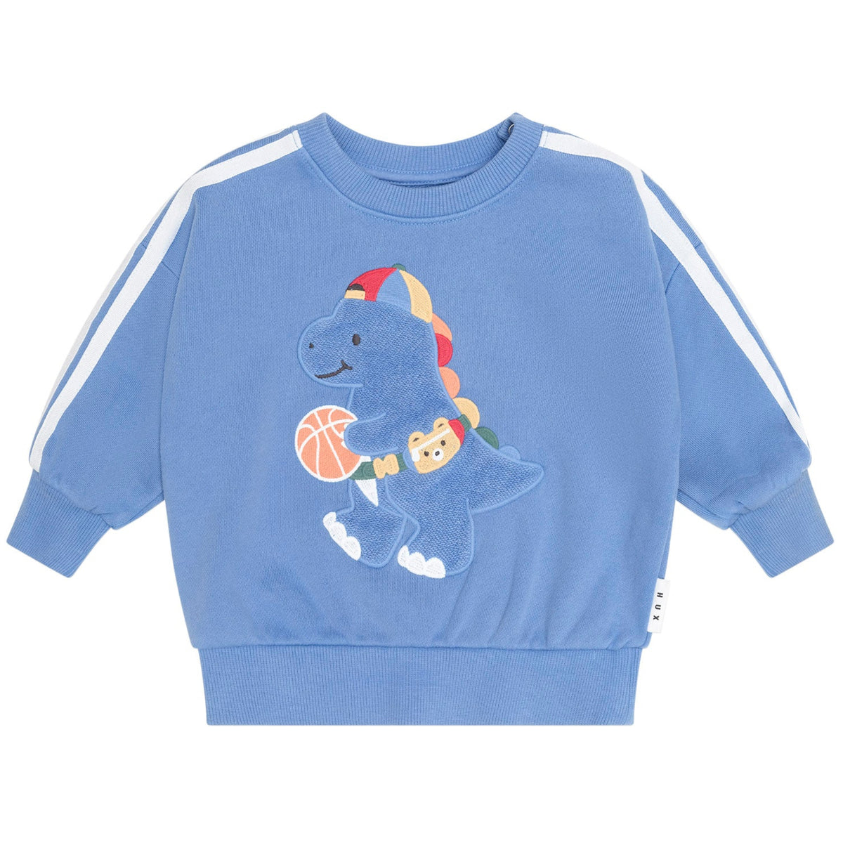 Baller Dino Sporty Stripe Sweatshirt