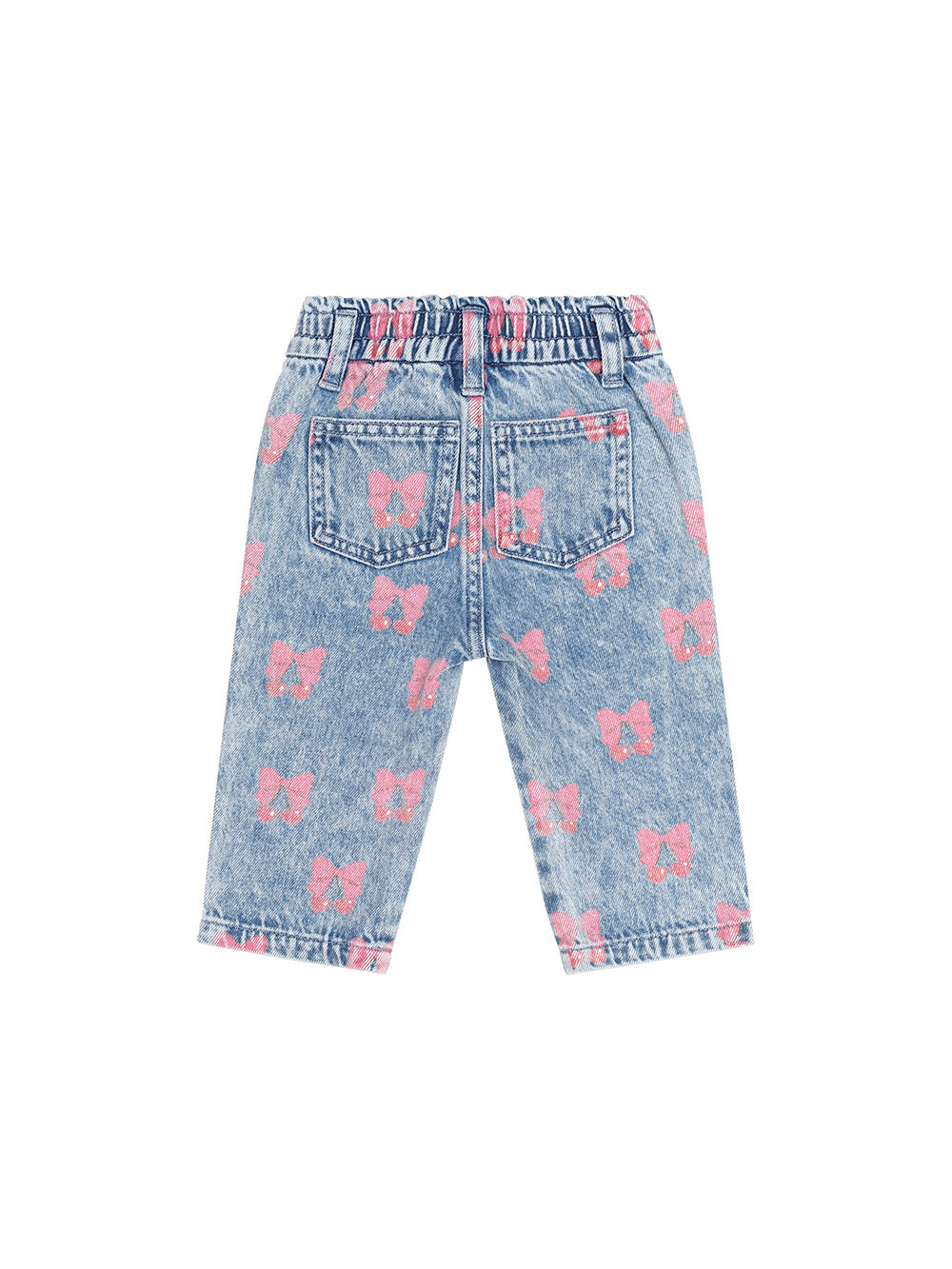Dreamy Denim Cherry Paperbag Pant