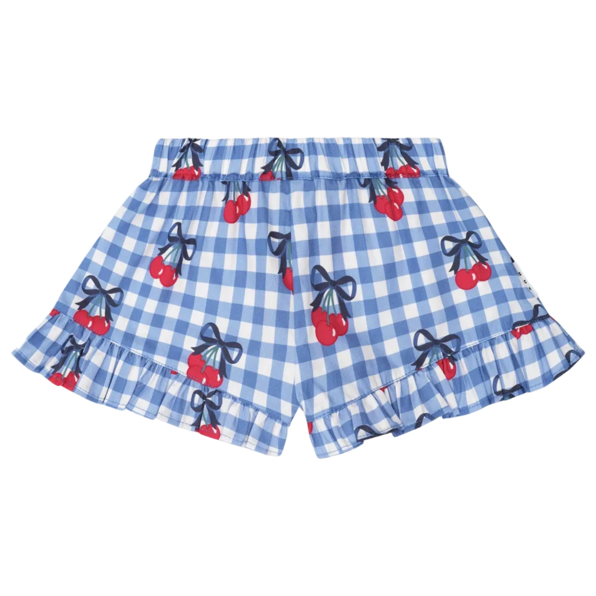 Cherry Gingham Skort