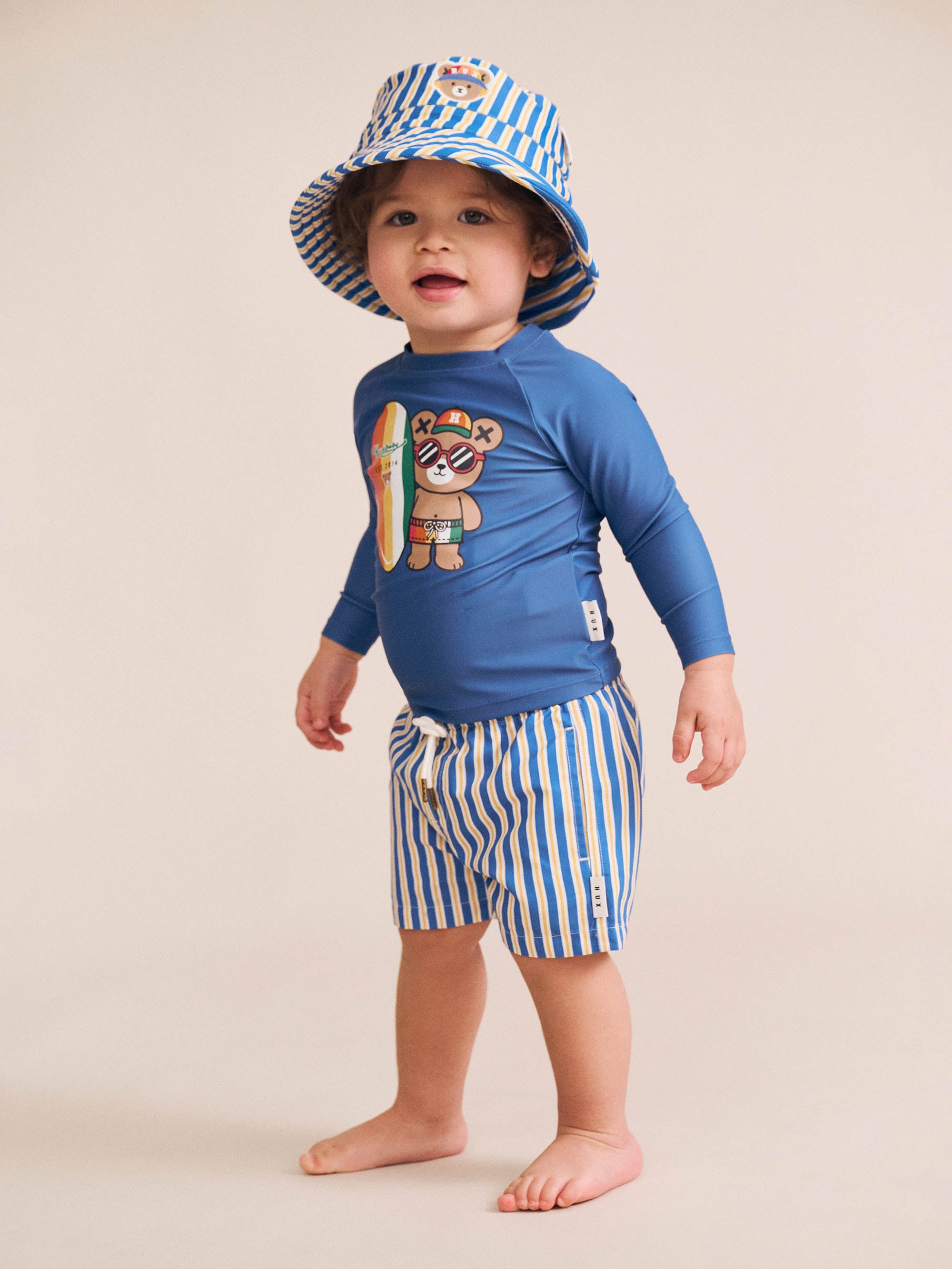 Collegiate Stripe Boardshort