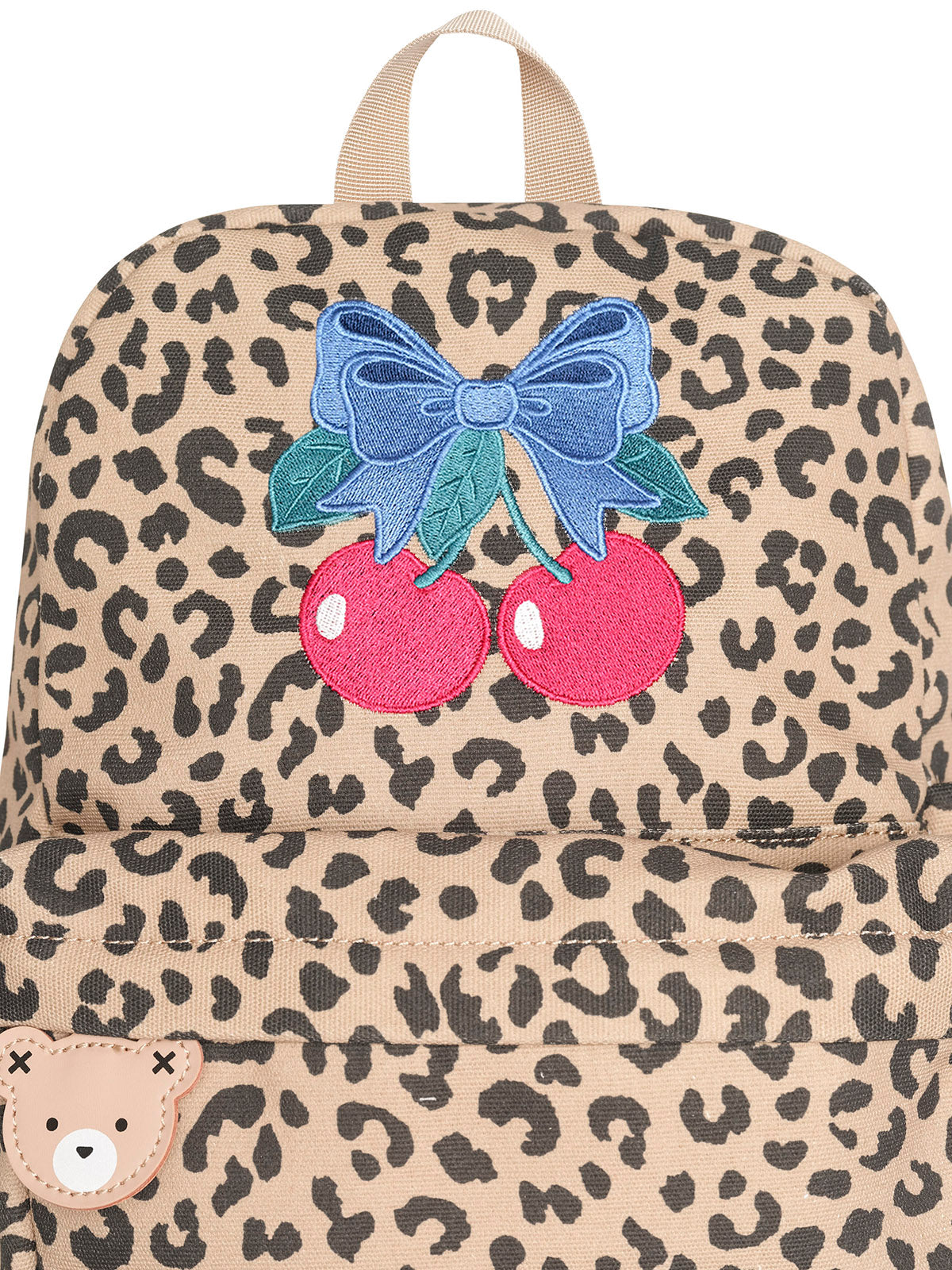 Leopard Cherry Backpack