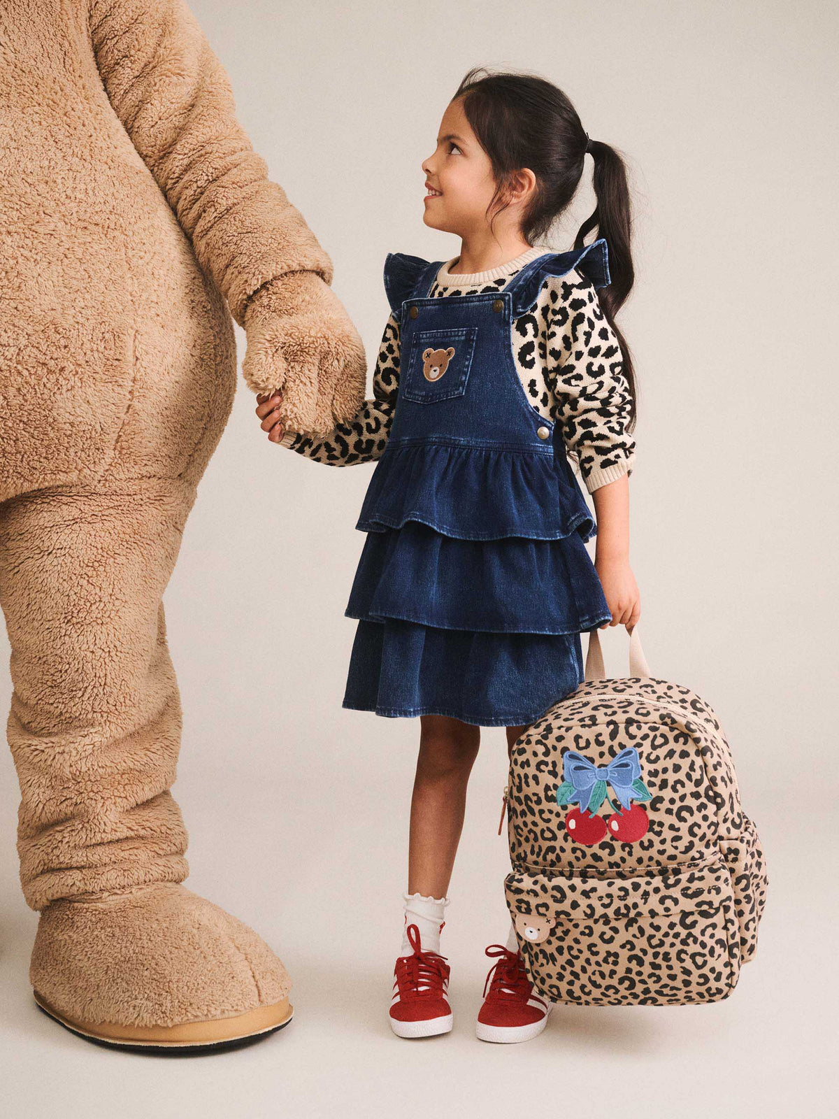 Leopard Cherry Backpack
