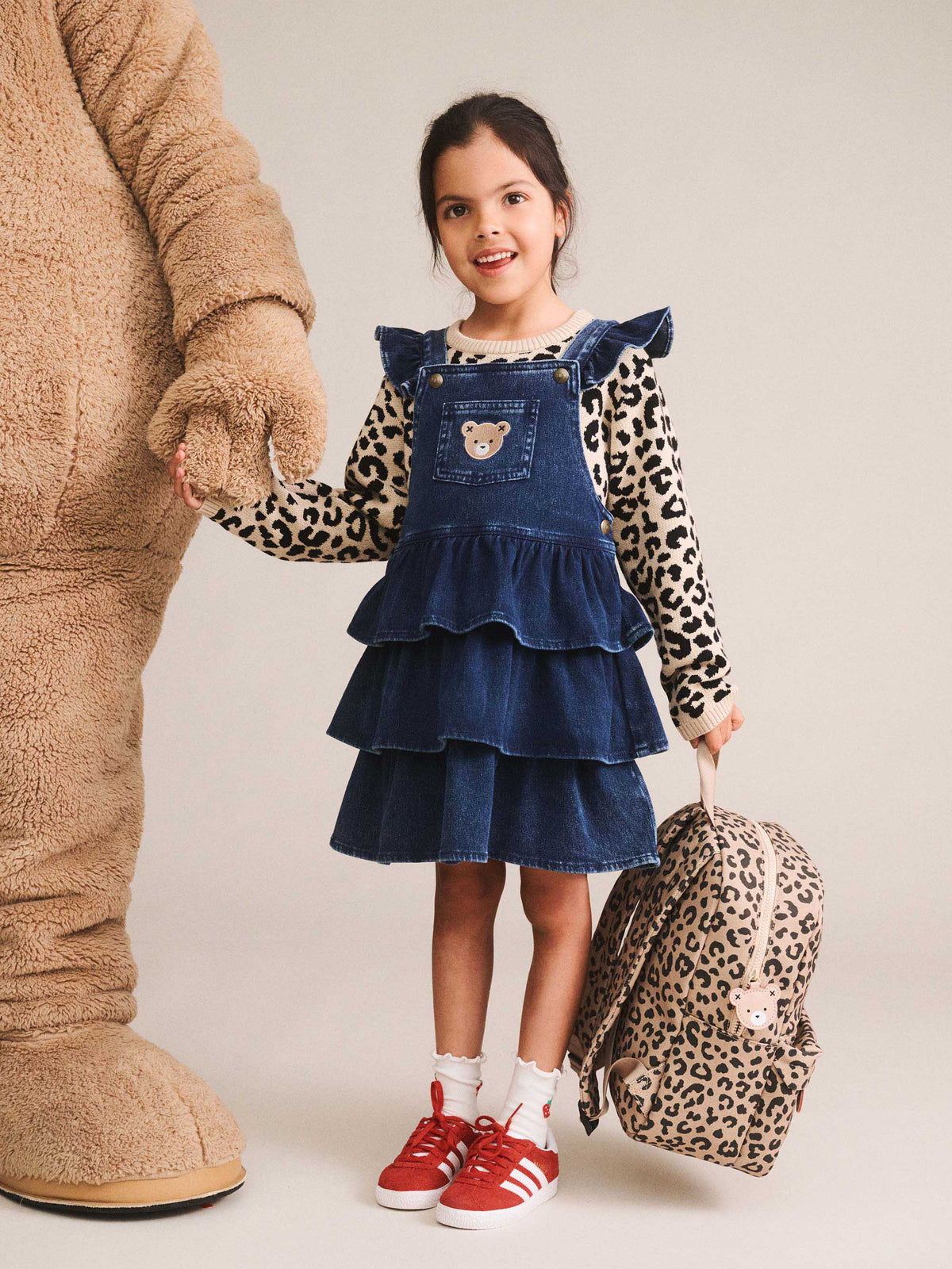Leopard Cherry Backpack