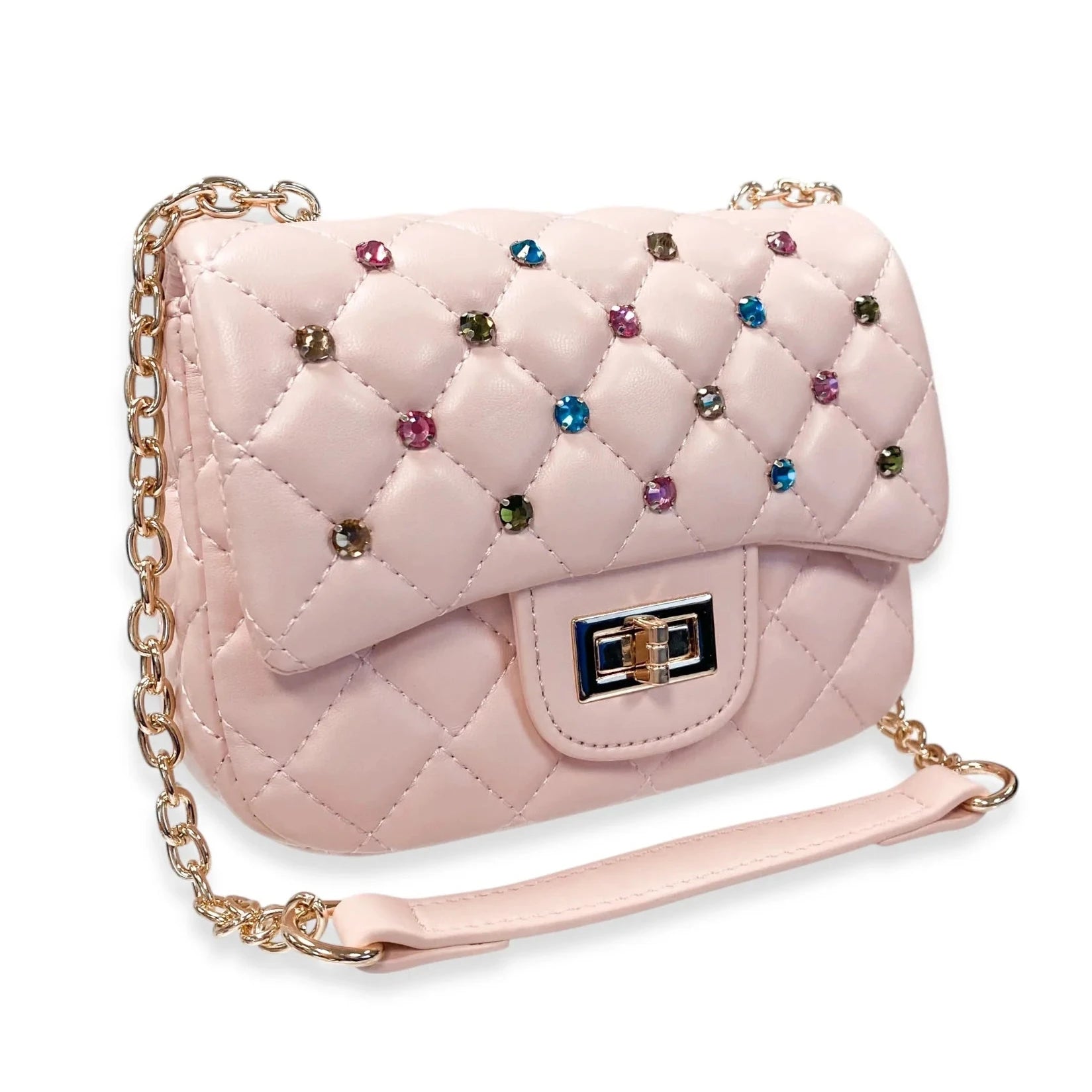 Colorful Gems Quilted Purse