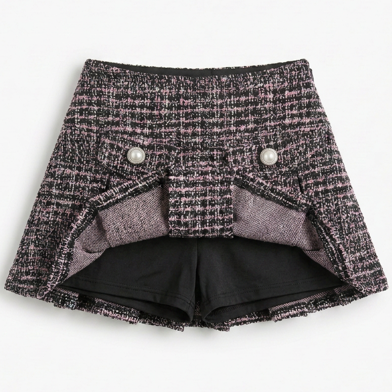Tweed Skort