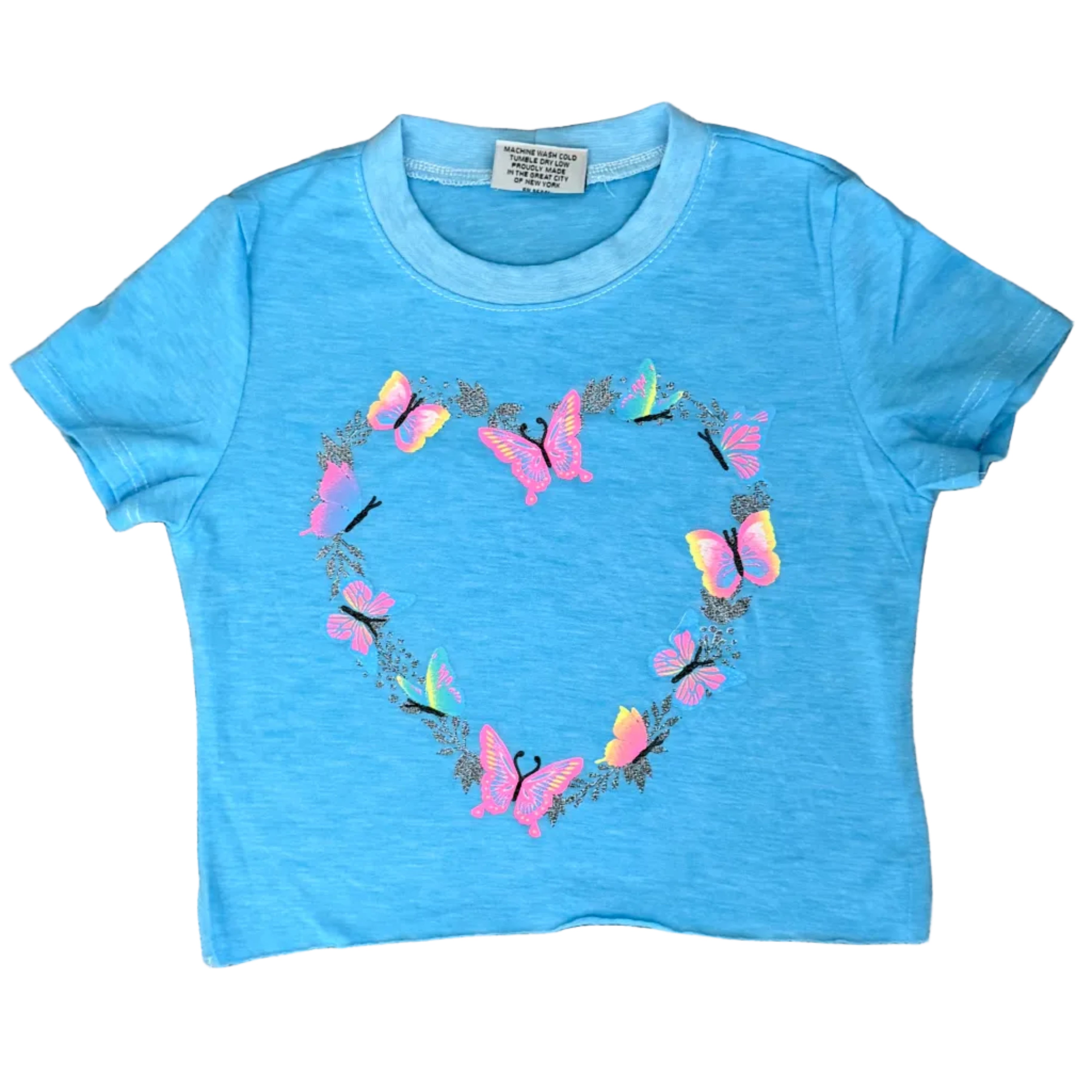 Butterfly Heart SS Tee