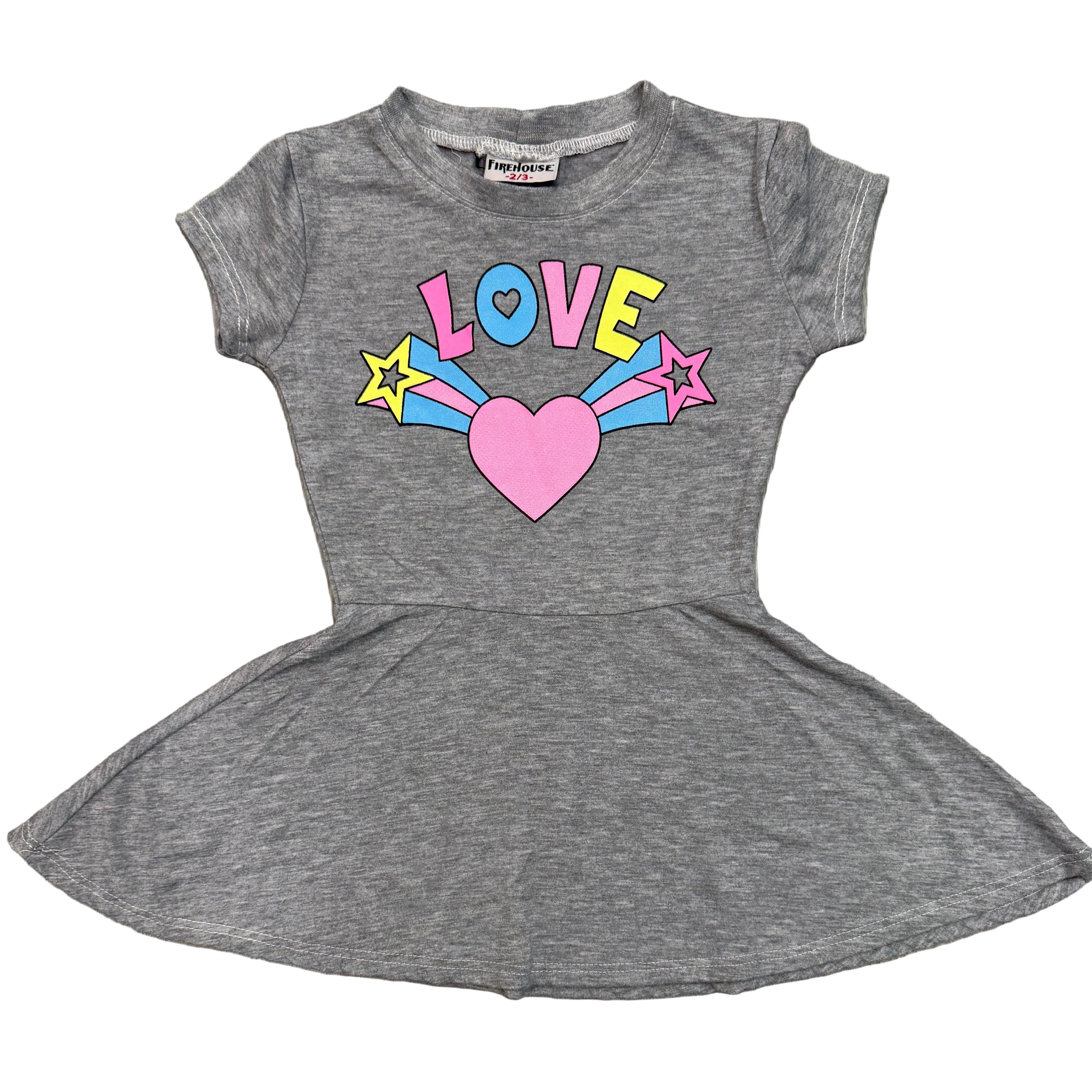 Love Burst Short Sleeve Dress