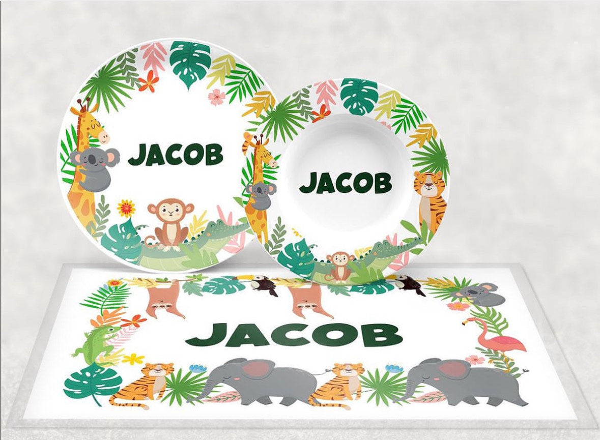 Personalized Safari Dishware