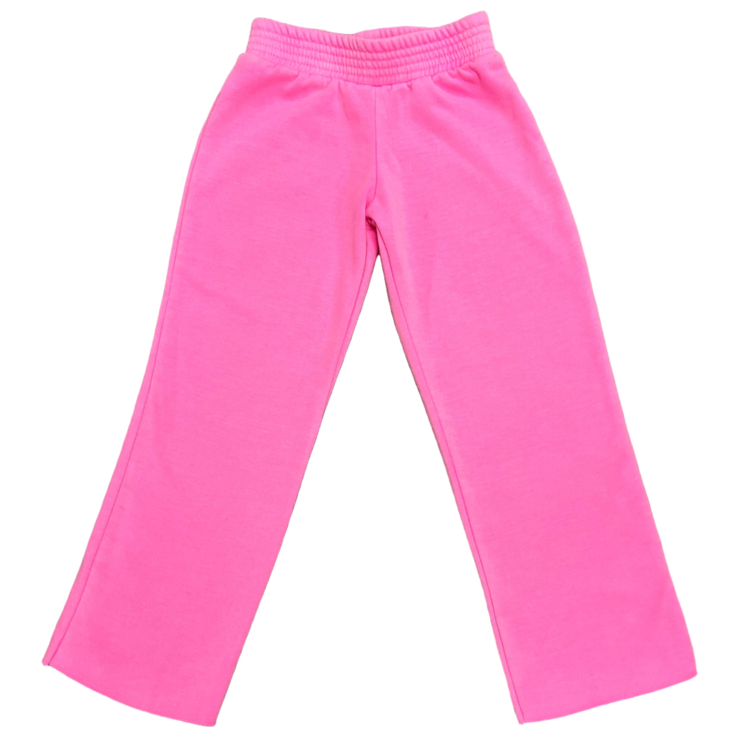 Neon Pink Flare Sweatpant