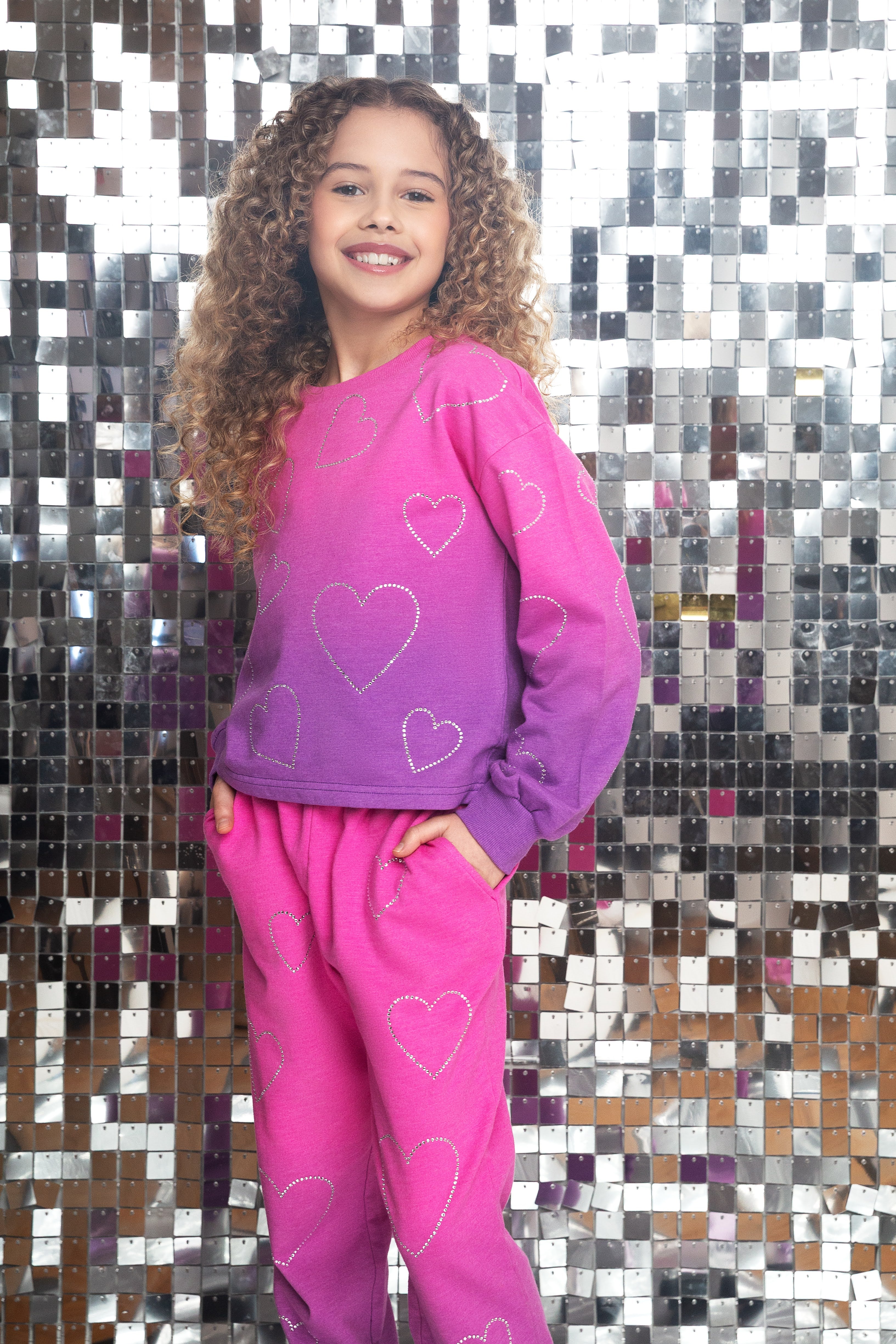 Pink Heart Sweatshirt