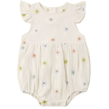 Embroidered Daisy Amelia Romper