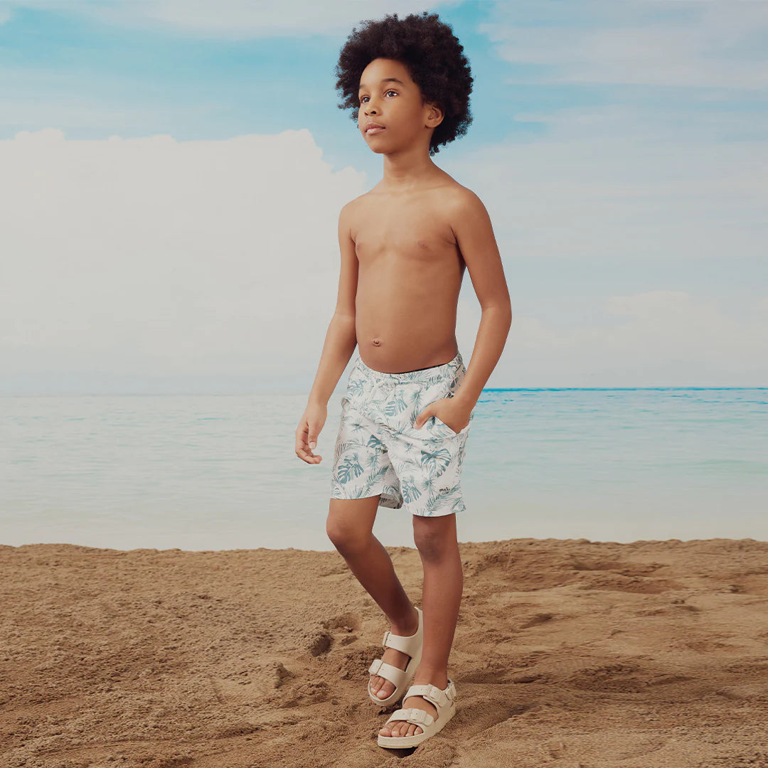 Jungle Leaves Swim Trunk