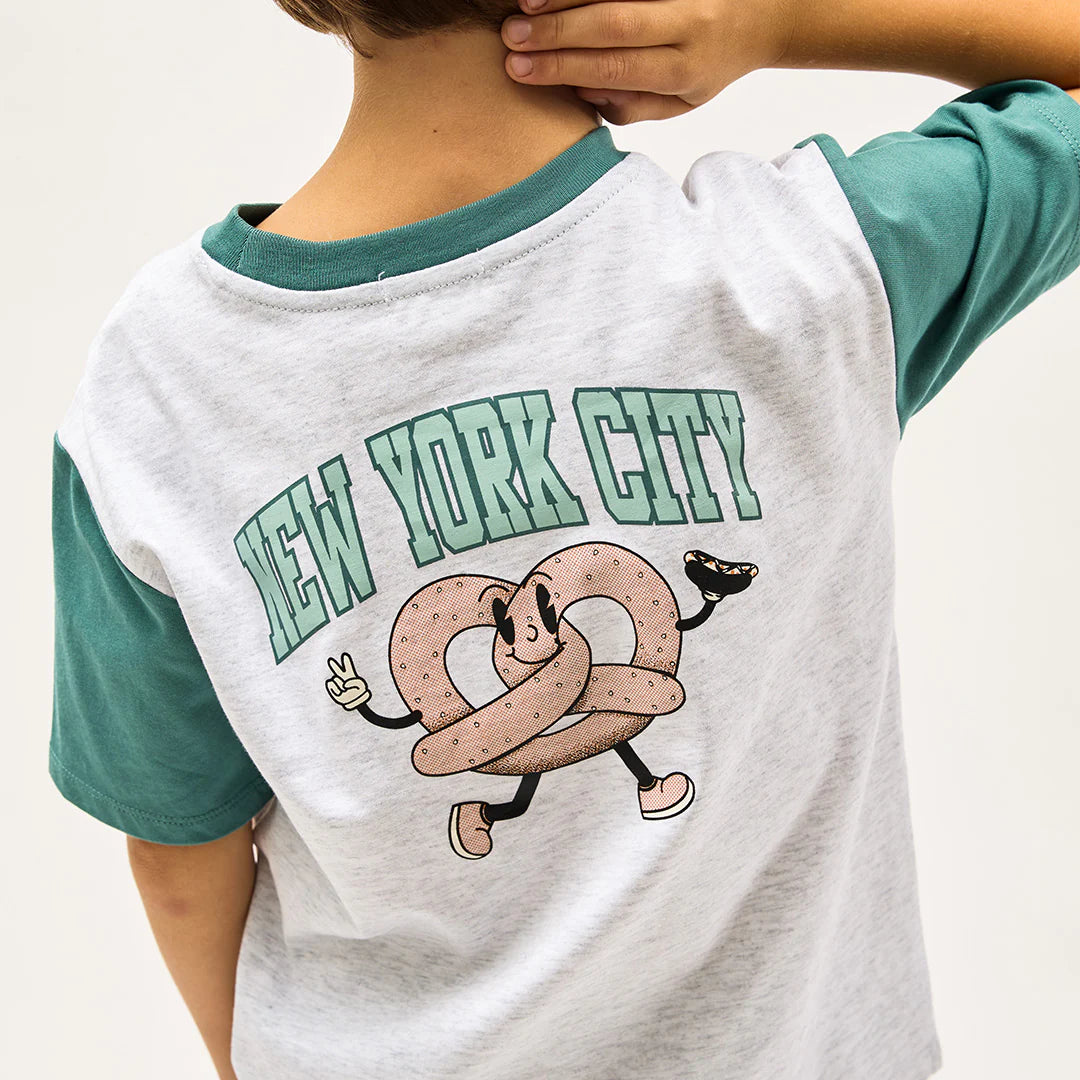 NYC Pretzel Raglan T-Shirt