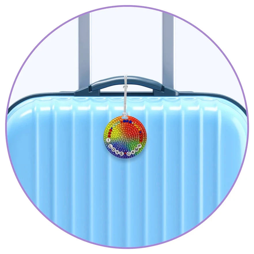 I Love Camp Bag Tag