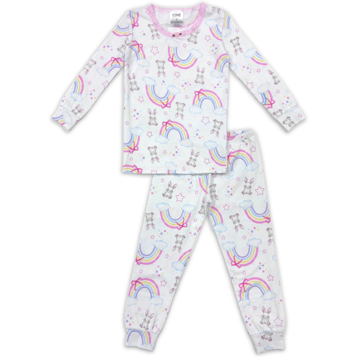 Lucky Bunny LS Pajama Set
