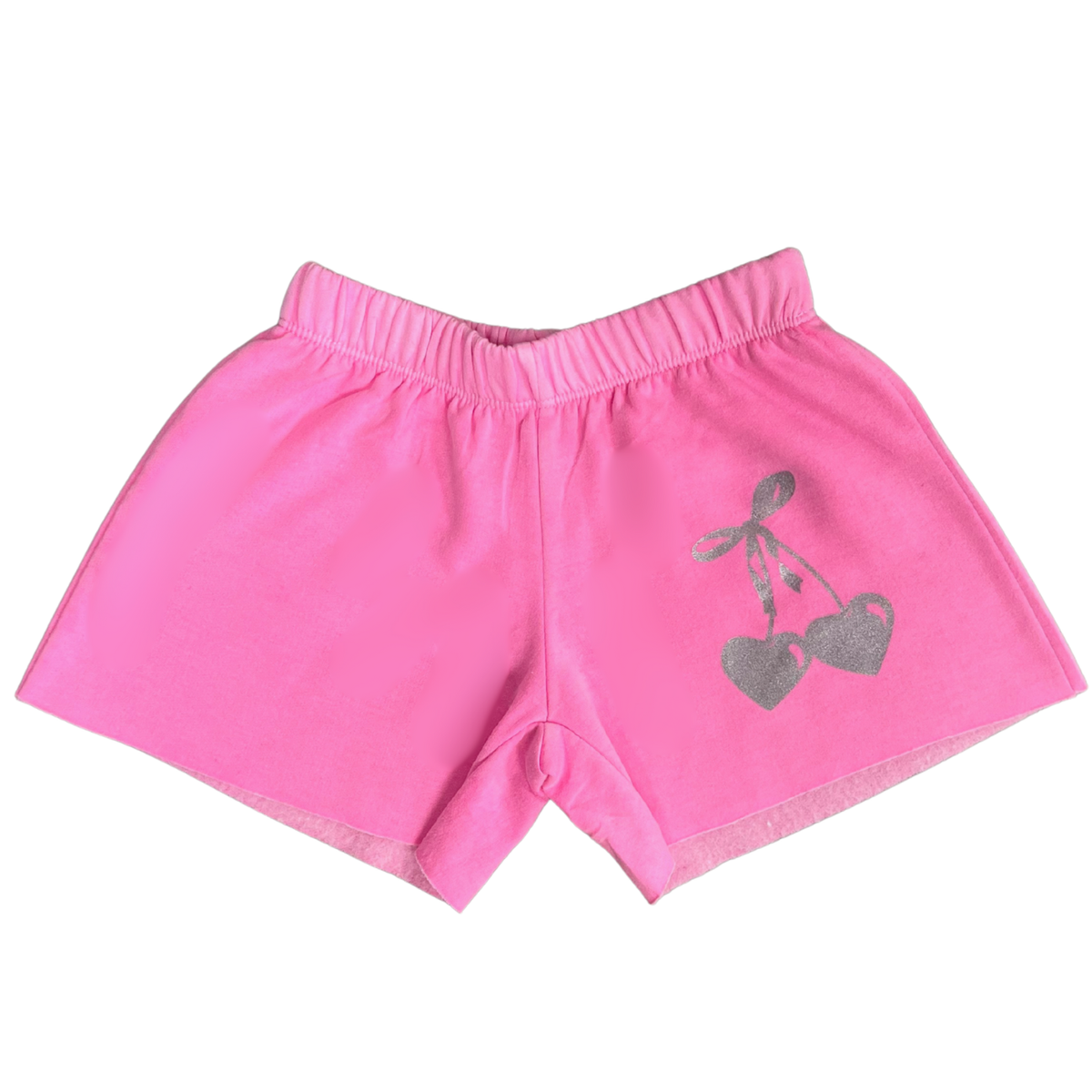 Silver Heart Cherry Shorts