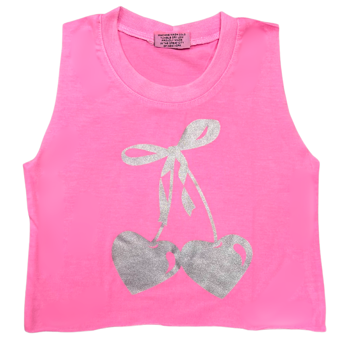 Silver Heart Cherry Tank