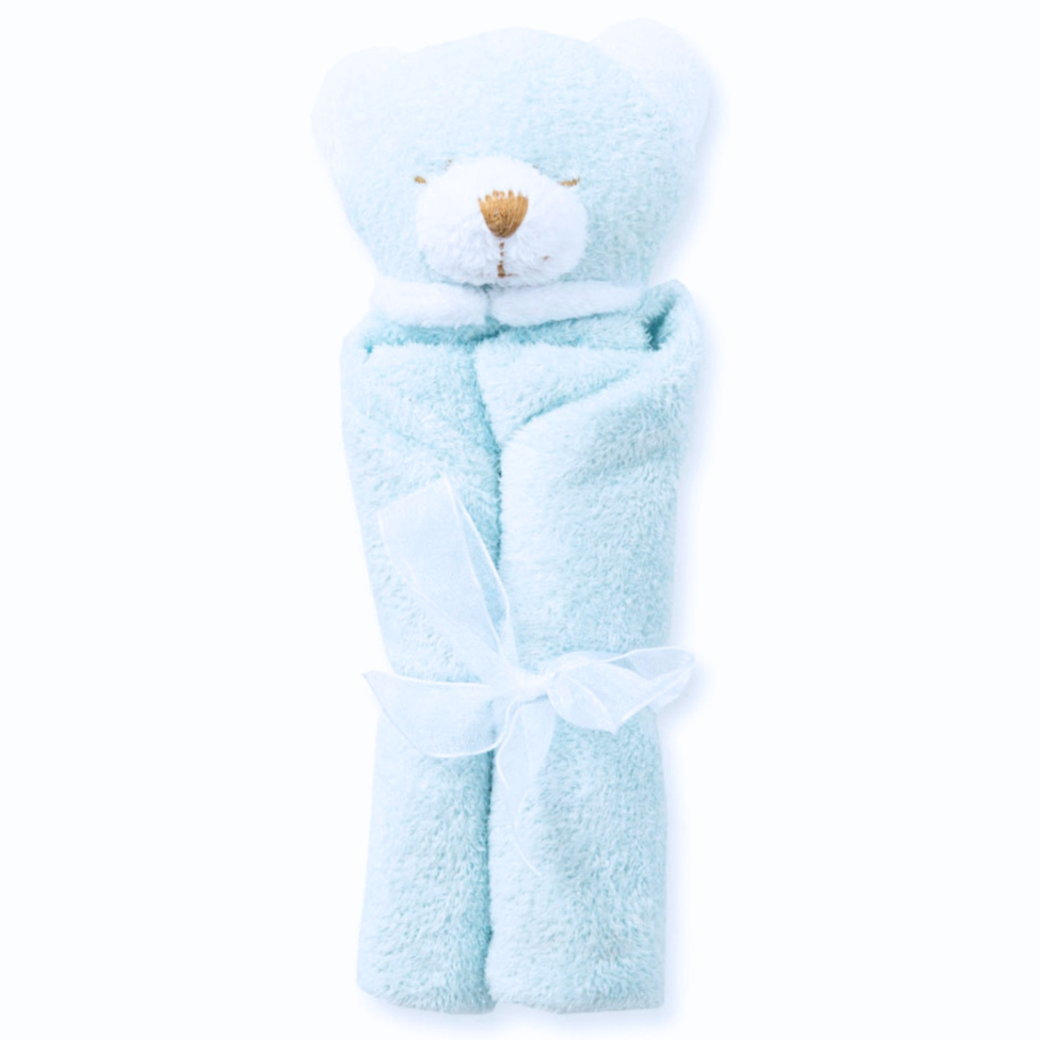 Blue Bear Lovey Blankie