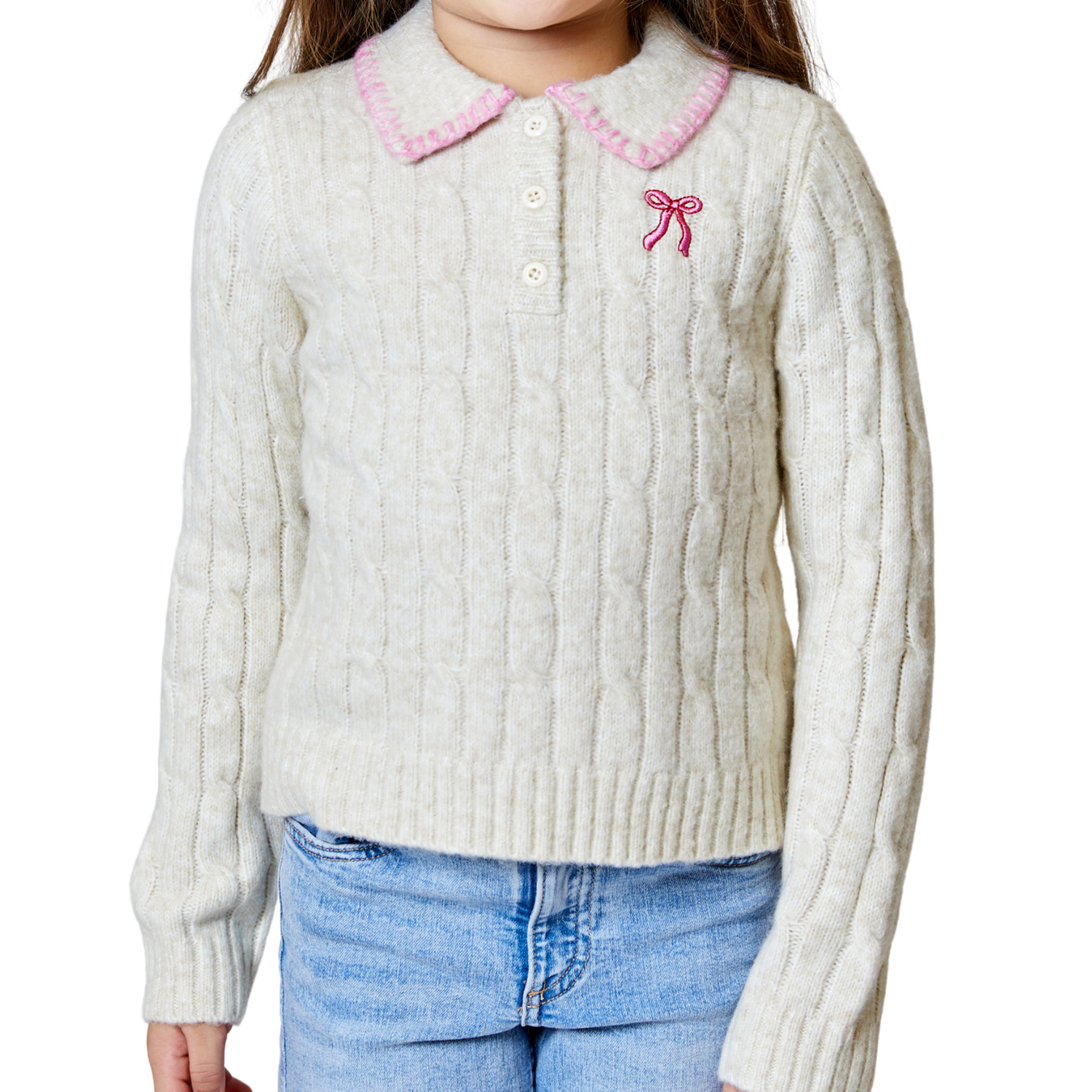 Bow Collared Sweater