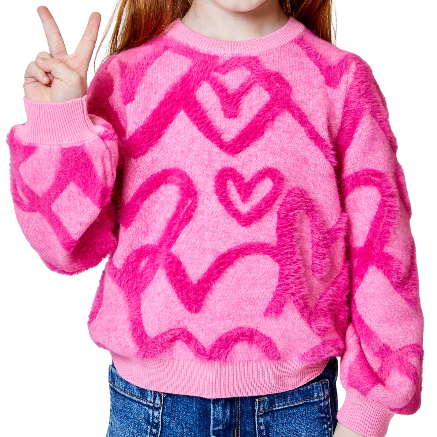 Graffiti Heart Sweater
