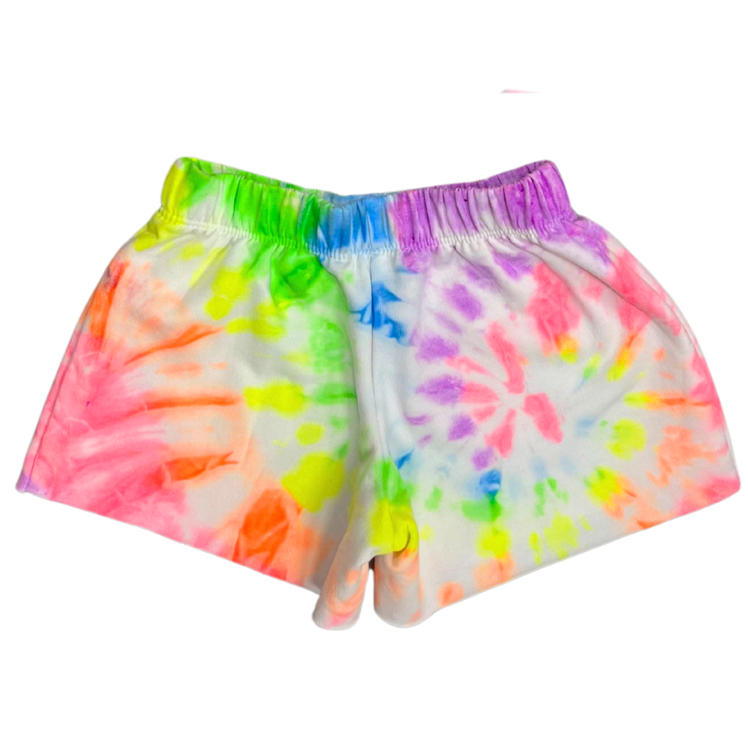 Rainbow Tie Dye Shorts