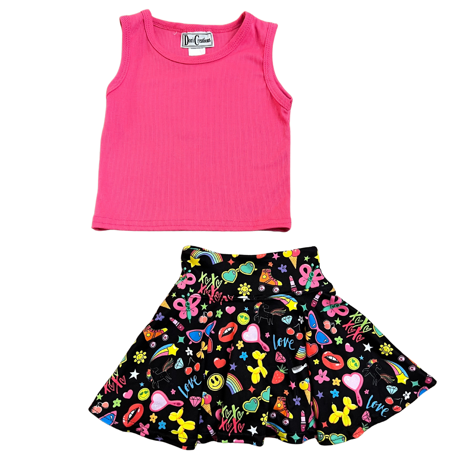 Hot Pink Rib Tank