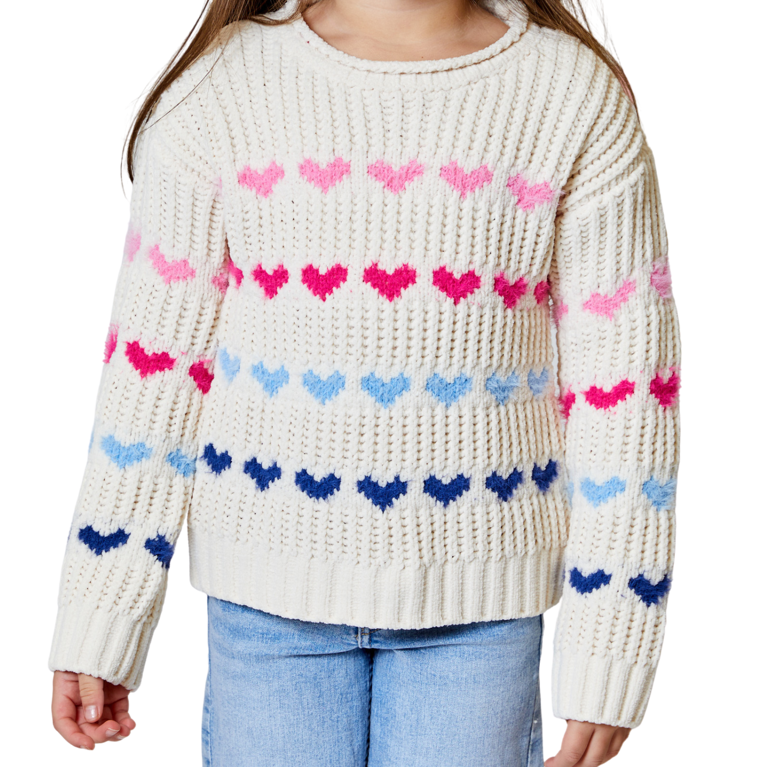 Rainbow Heart Sweater