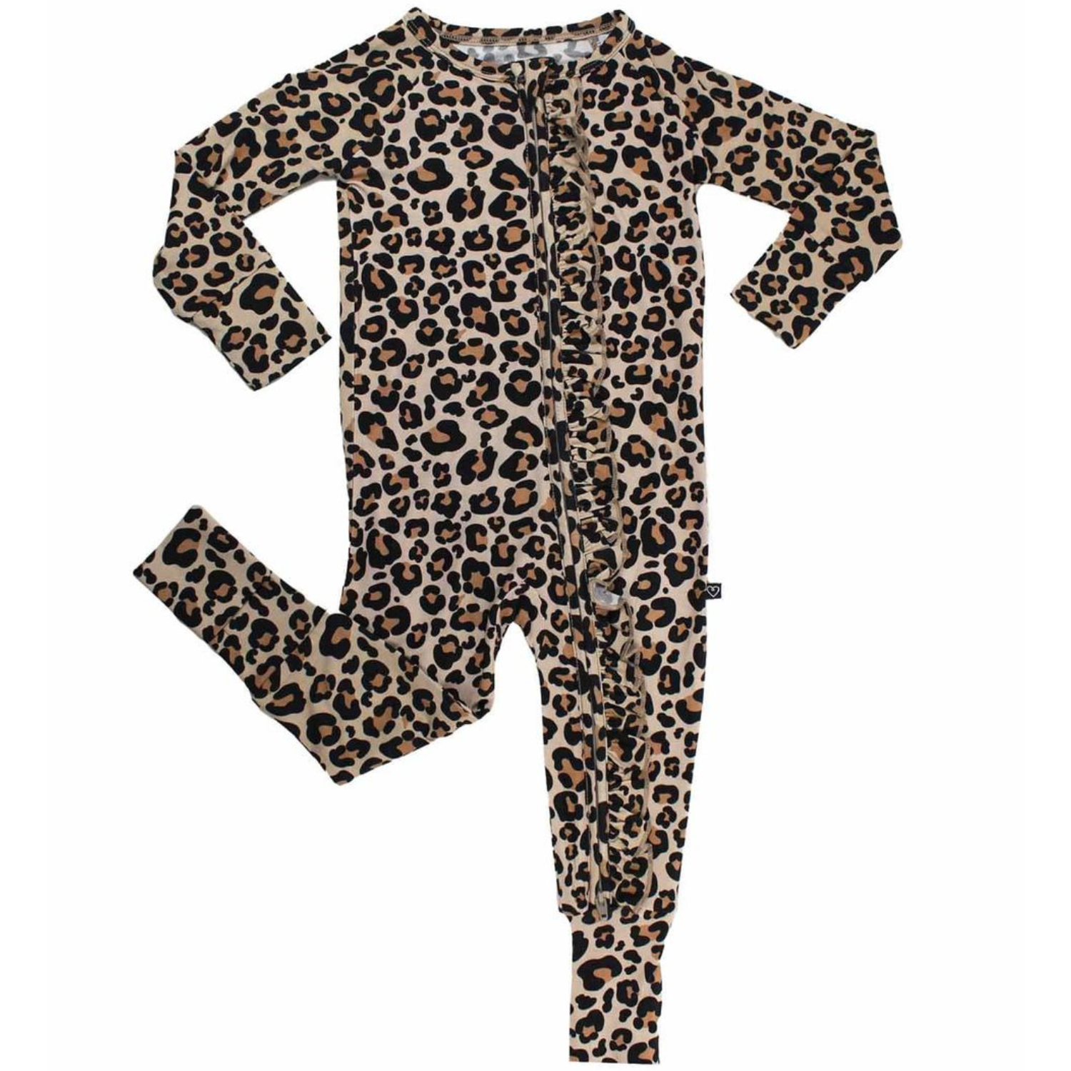 Kiara Ruffled "Leopard" Convertible Romper