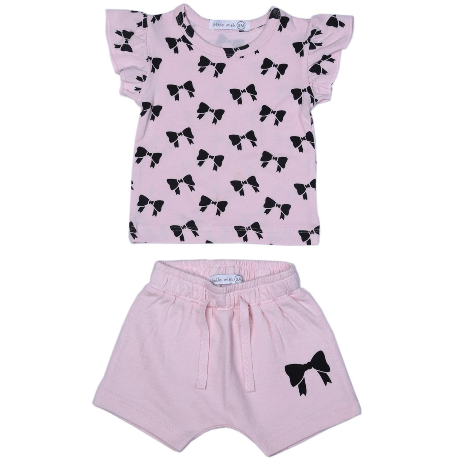 Bows Tee and Shorts Set