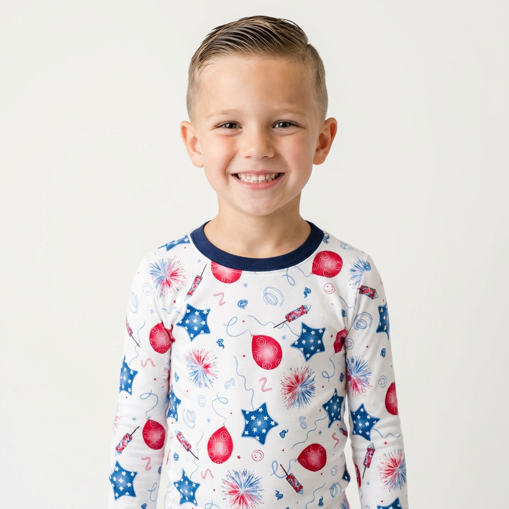 USA LS PJ Set