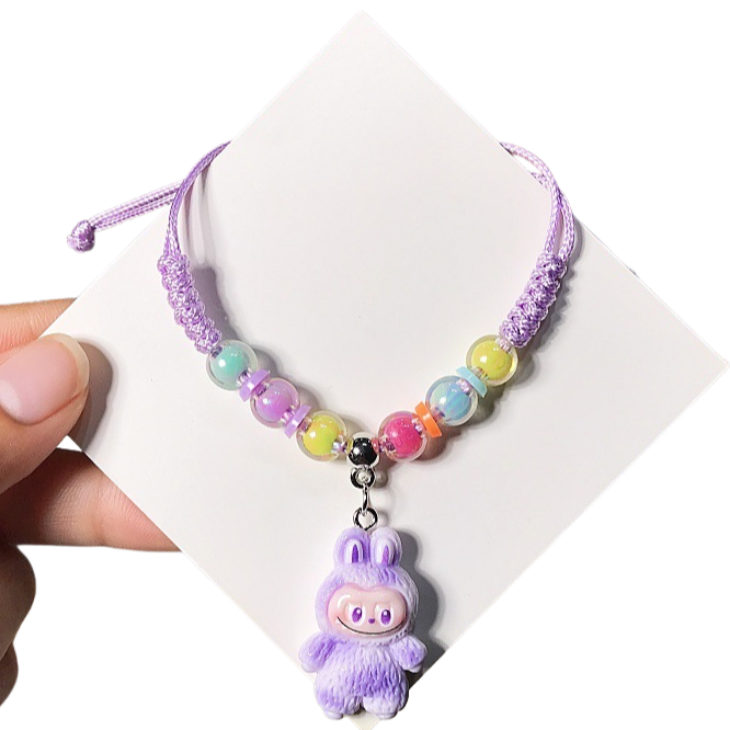 Adjustable Handwoven Labubu Bracelet - Meems