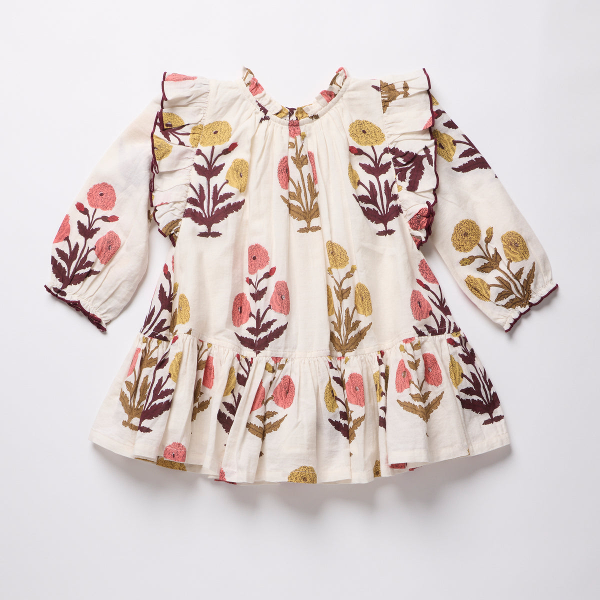 Harvest Dandelion Long Sleeve Harper Dress