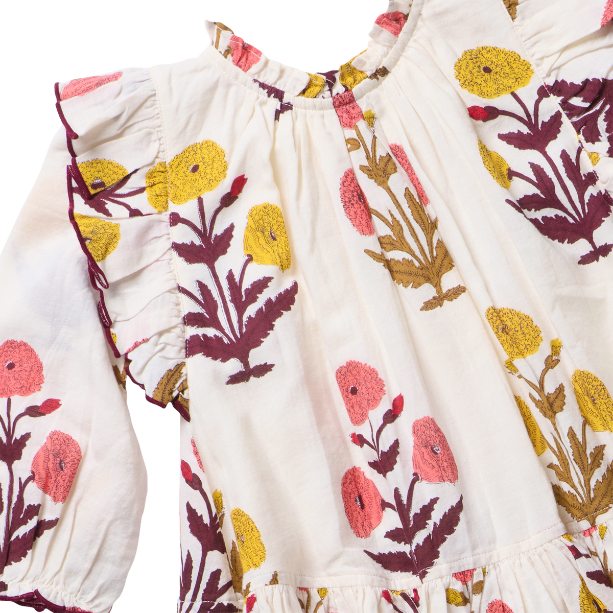 Harvest Dandelion Long Sleeve Harper Dress