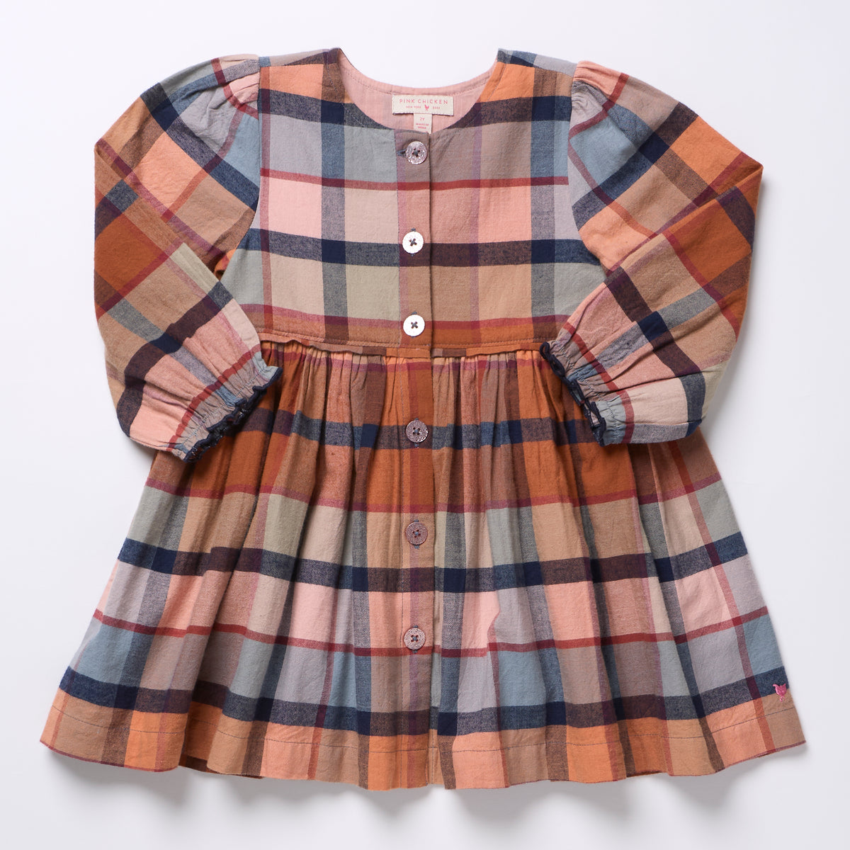 Hayride Plaid Mae Dress