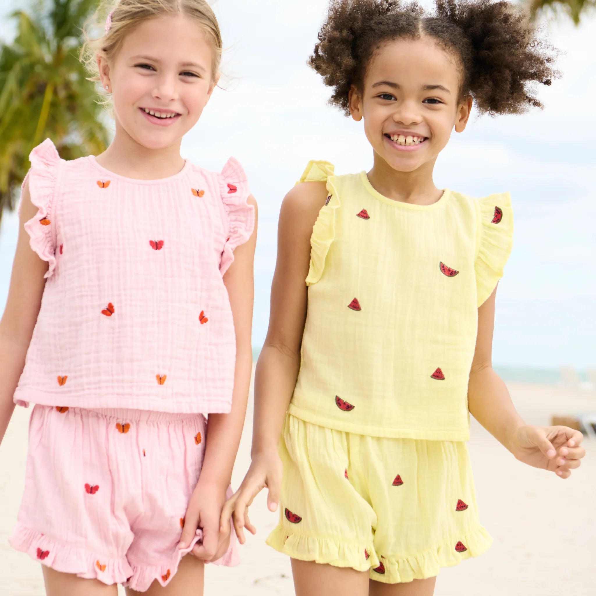 Butterfly Embroidery Roey 2pc Set