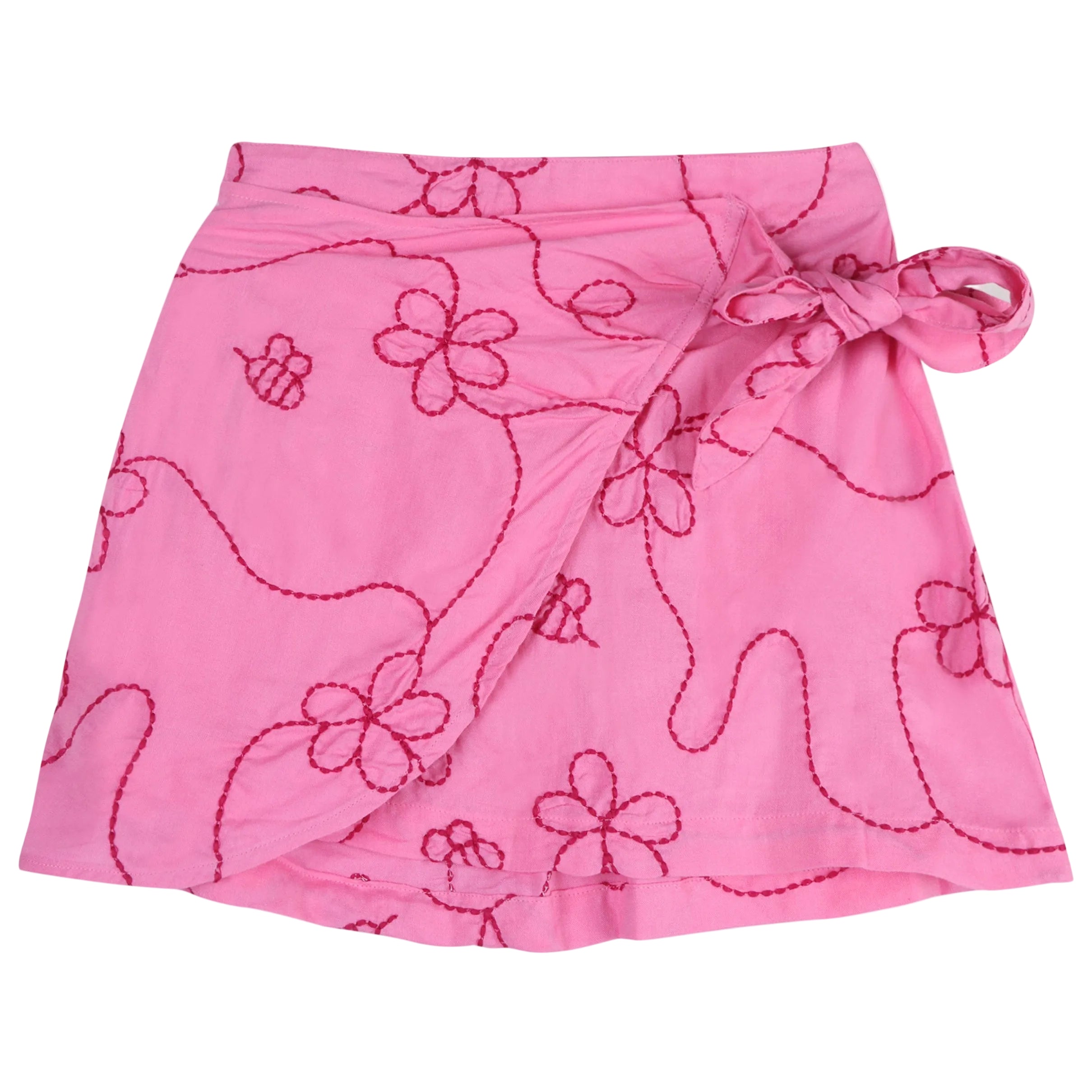 Pink Jardin Beach Skirt