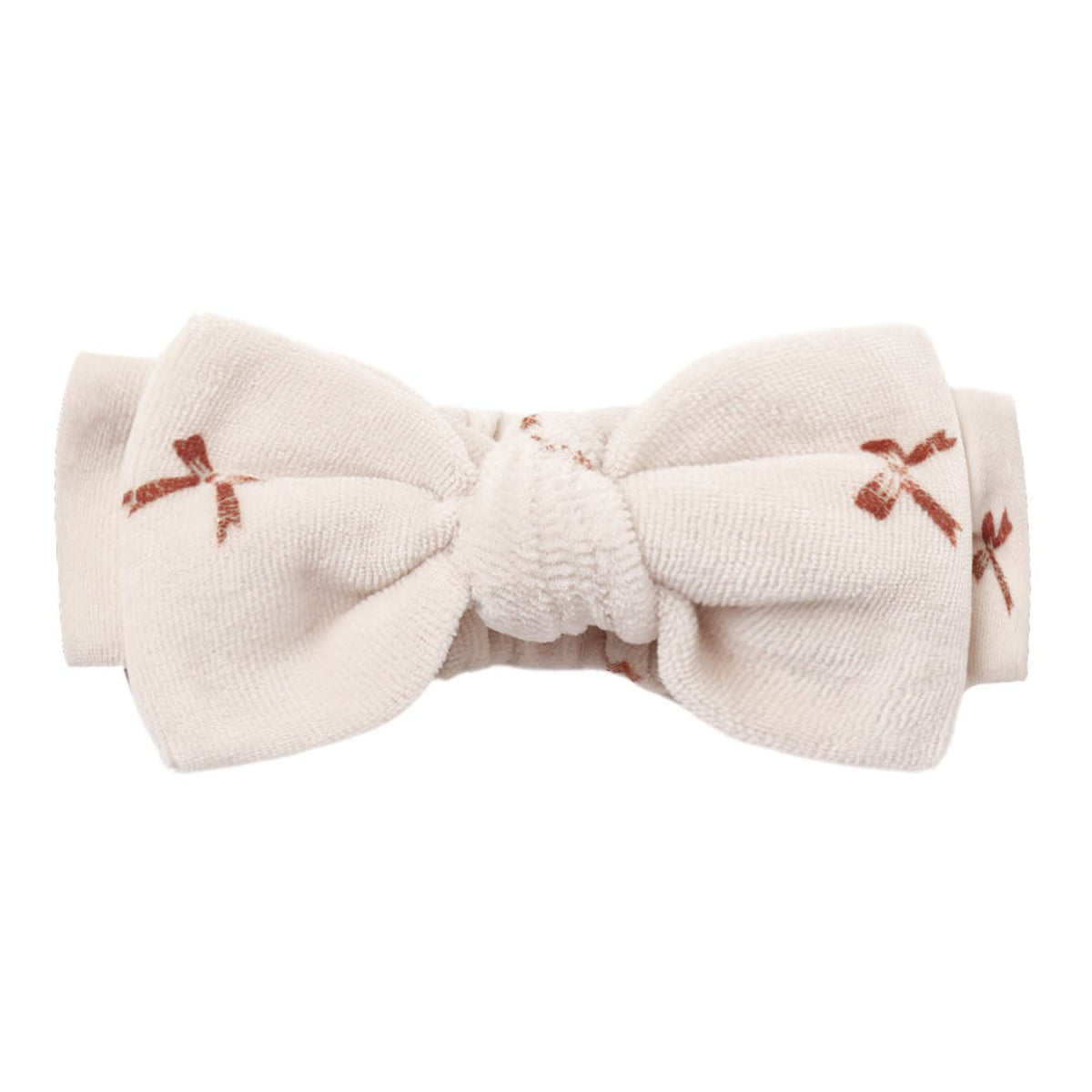 Red Bows Velour Headband