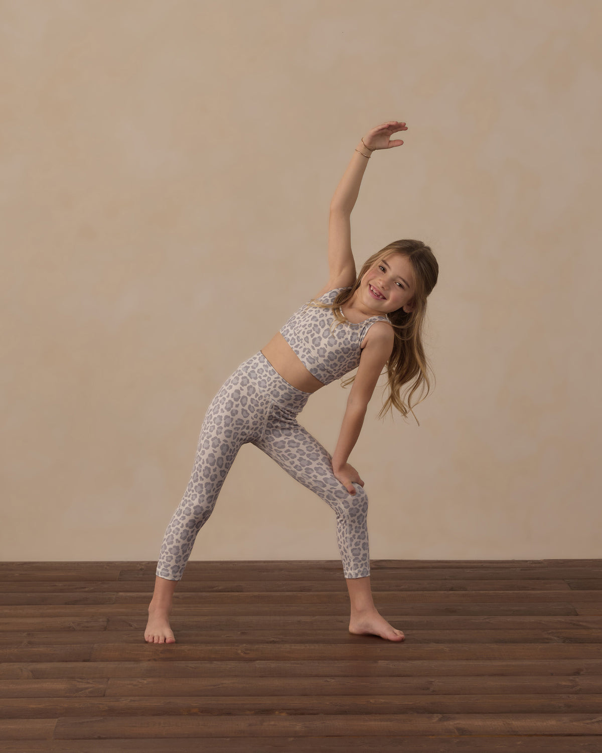 Blue Leopard Basic Legging