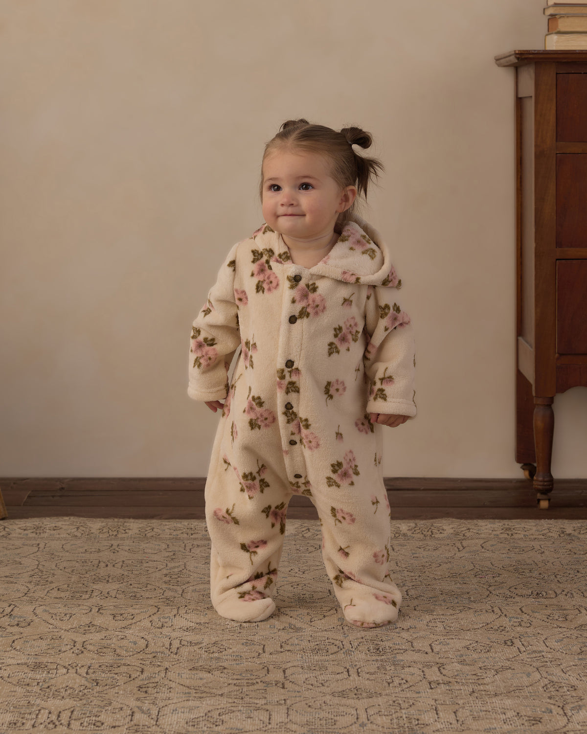 Rose Garden Fleece Jumpsuit