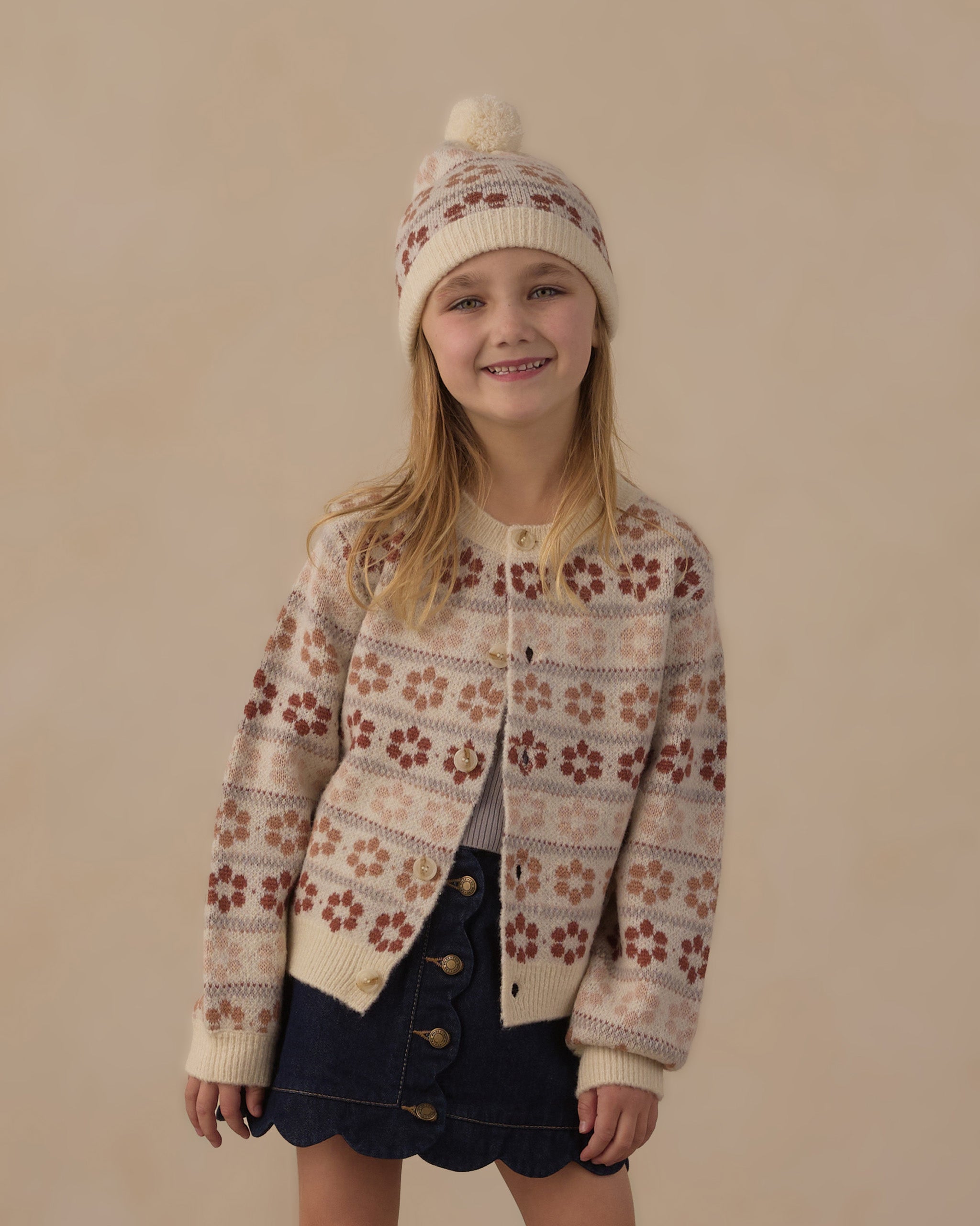 Flower Fair Isle Cheyenne Cardigan